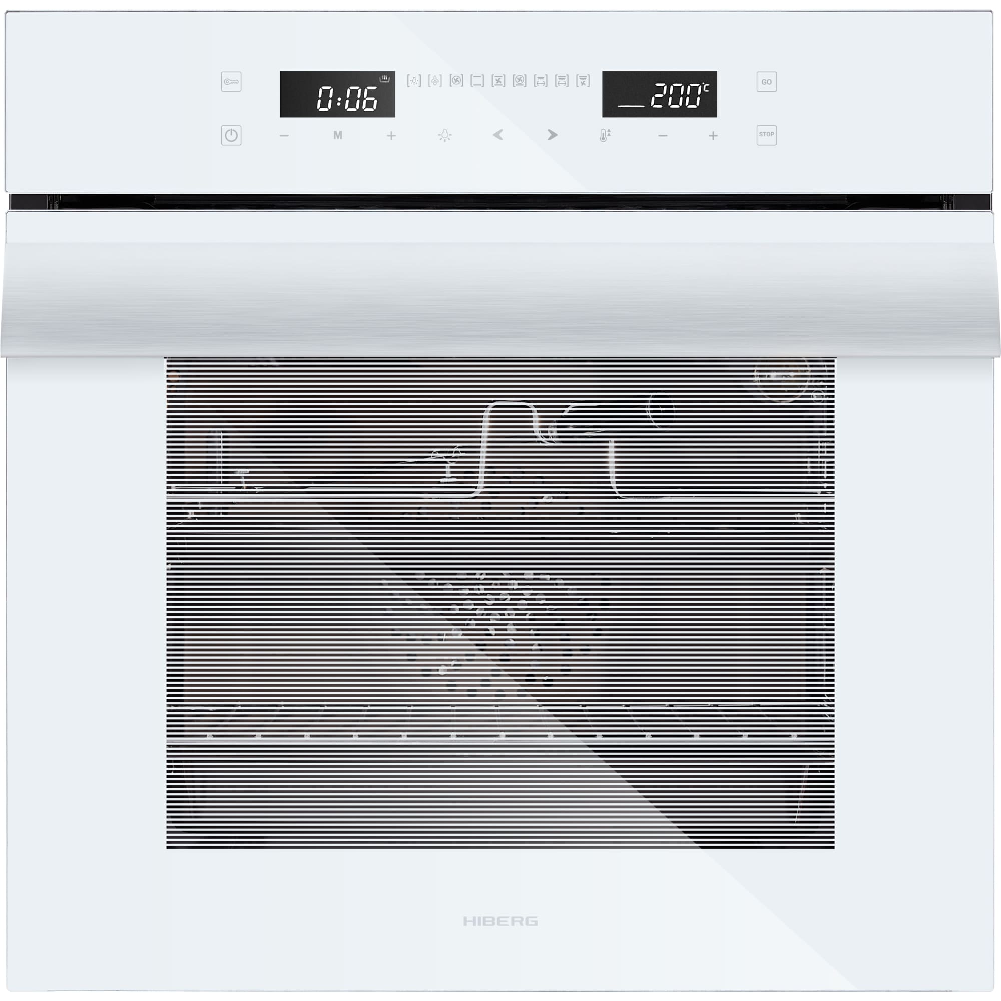 картинка Электрический духовой шкаф Hiberg VM 6192 W белый 