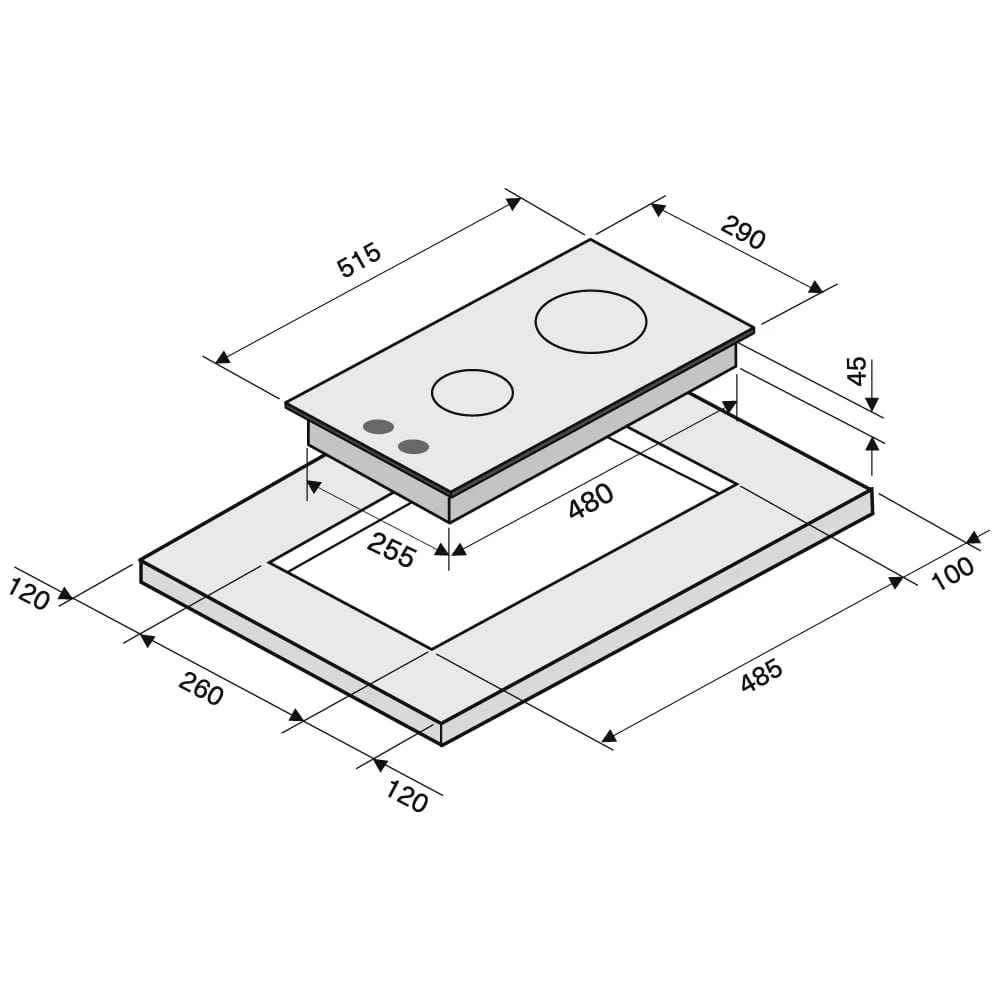 картинка Газовая варочная панель Krona HAGEL 30 BL 