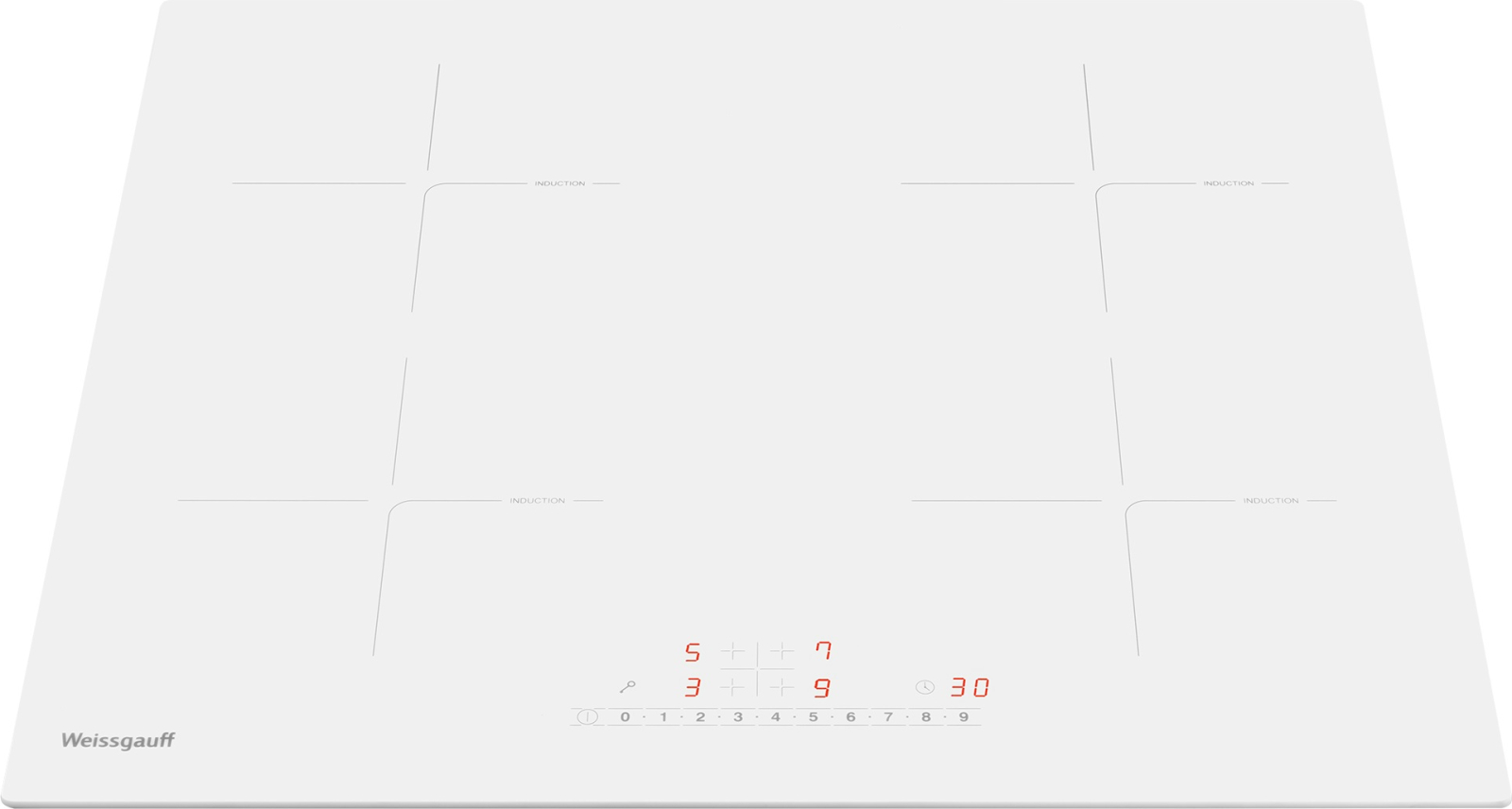 картинка Индукционная варочная панель Weissgauff HI 640 WSC 