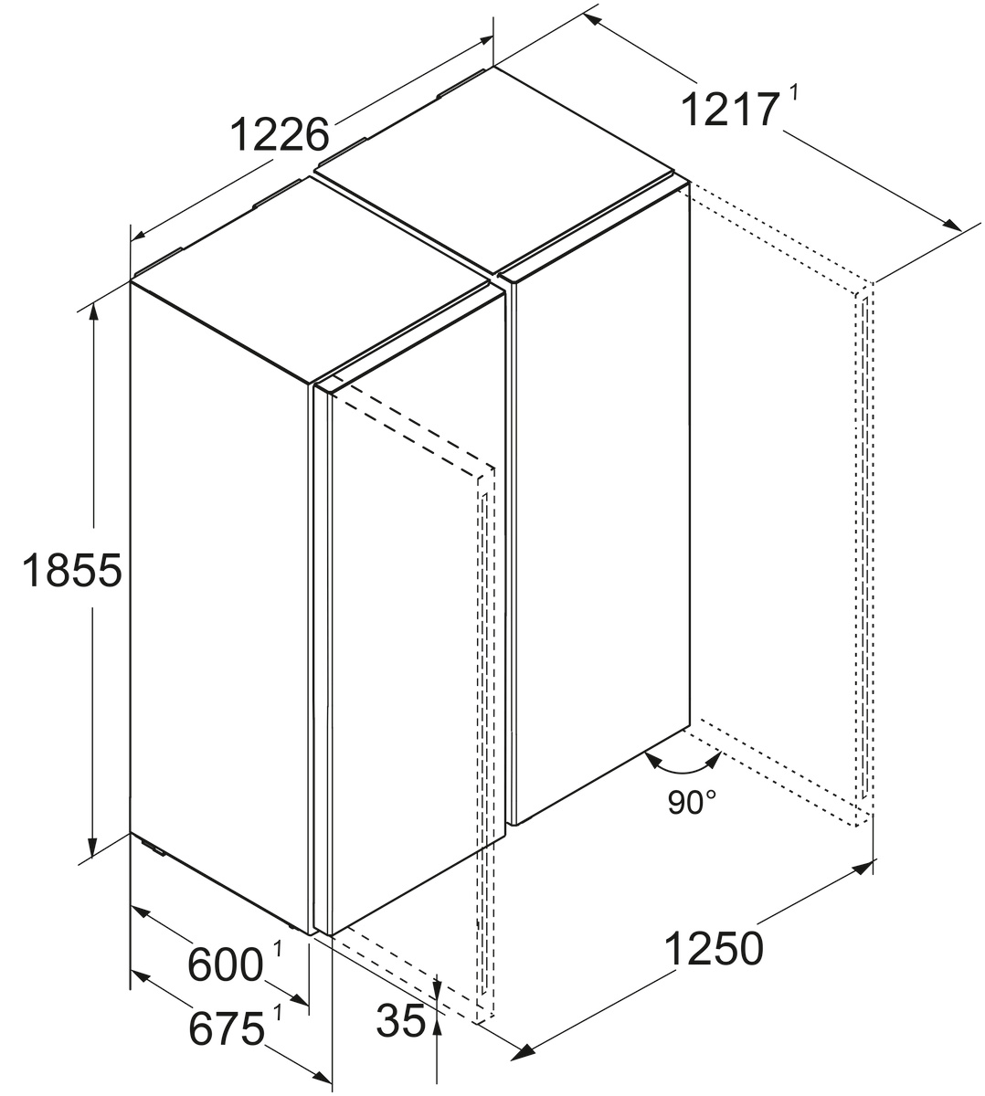 картинка Отдельностоящий холодильник Liebherr XRFSF 5225-22 001 