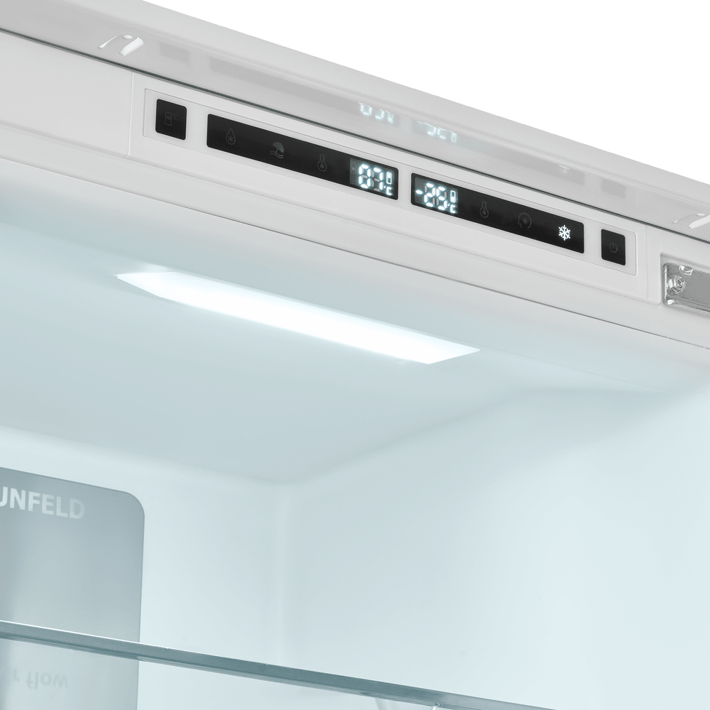 картинка Встраиваемый холодильник Maunfeld  MBF177NFWHGR Inverter  картинка Встраиваемый холодильник Maunfeld  MBF177NFWHGR Inverter