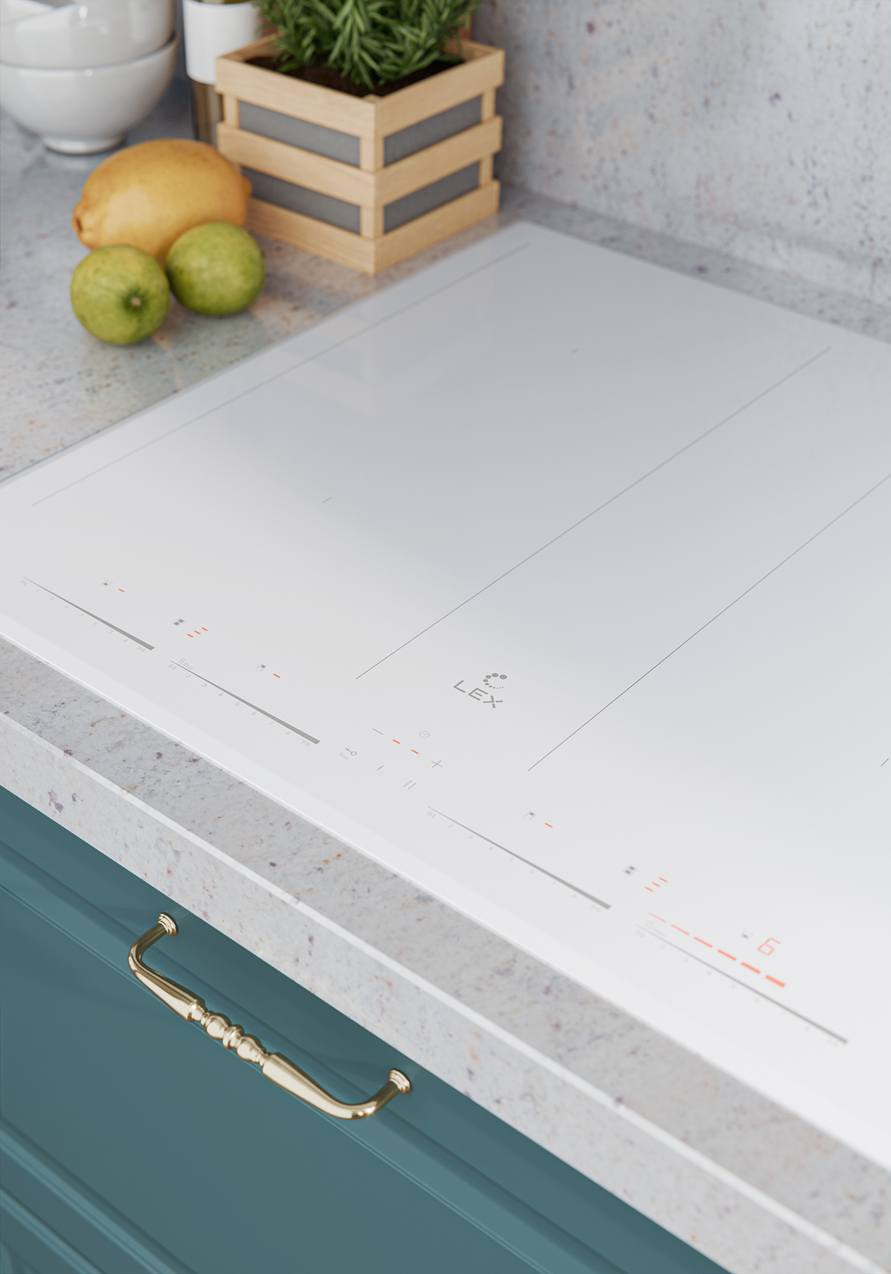 картинка Варочная панель Lex EVI 641С WH 