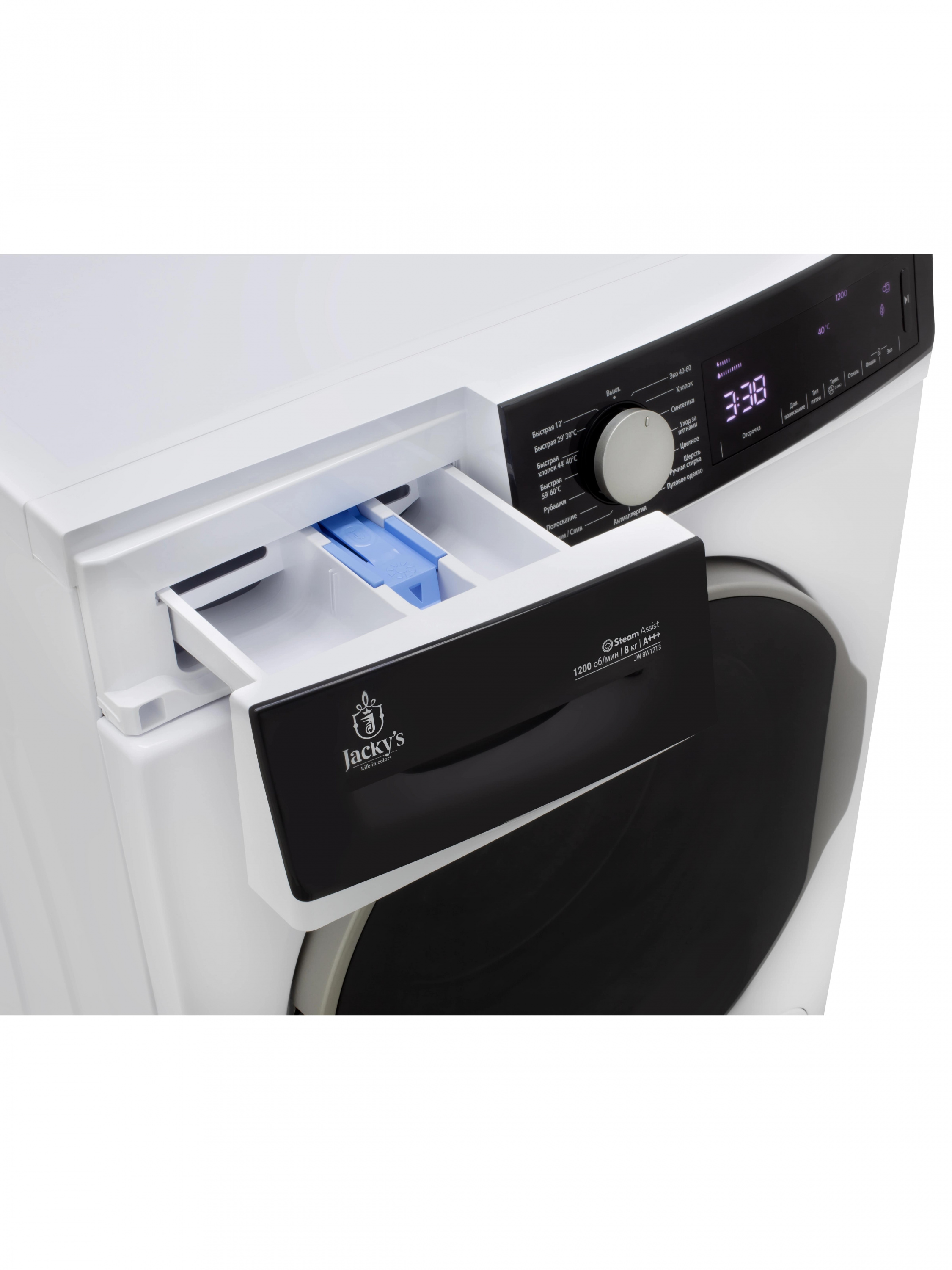 картинка Стиральная машина с паром Jacky's JW 8W12T3 