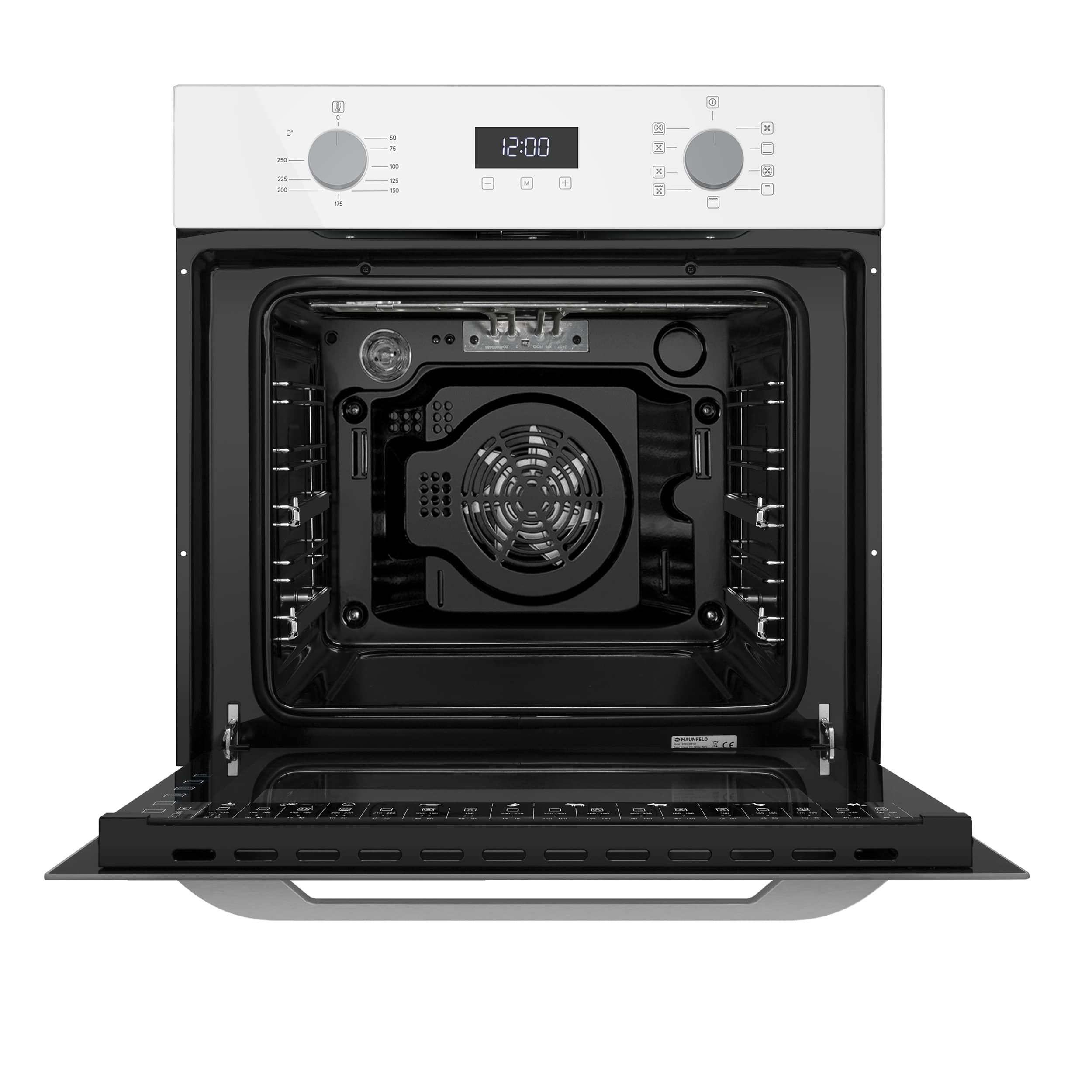 картинка Электрический духовой шкаф Maunfeld EOEM7610W белый 