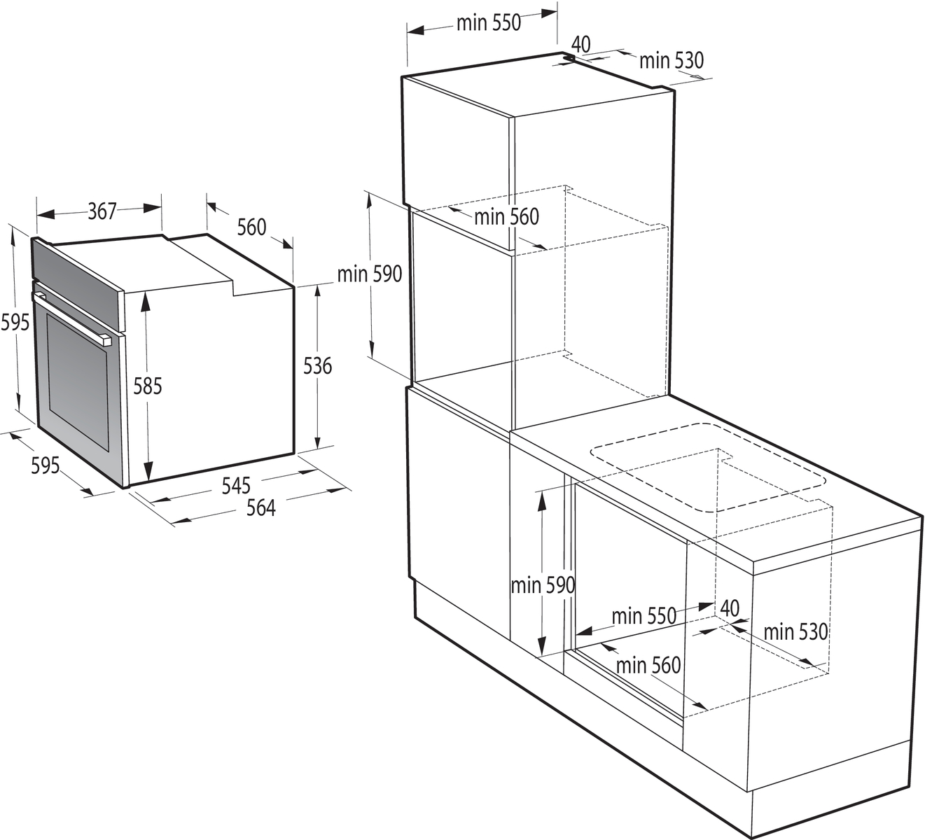 картинка Электрический духовой шкаф Gorenje BOX6737E01BG  картинка Электрический духовой шкаф Gorenje BOX6737E01BG