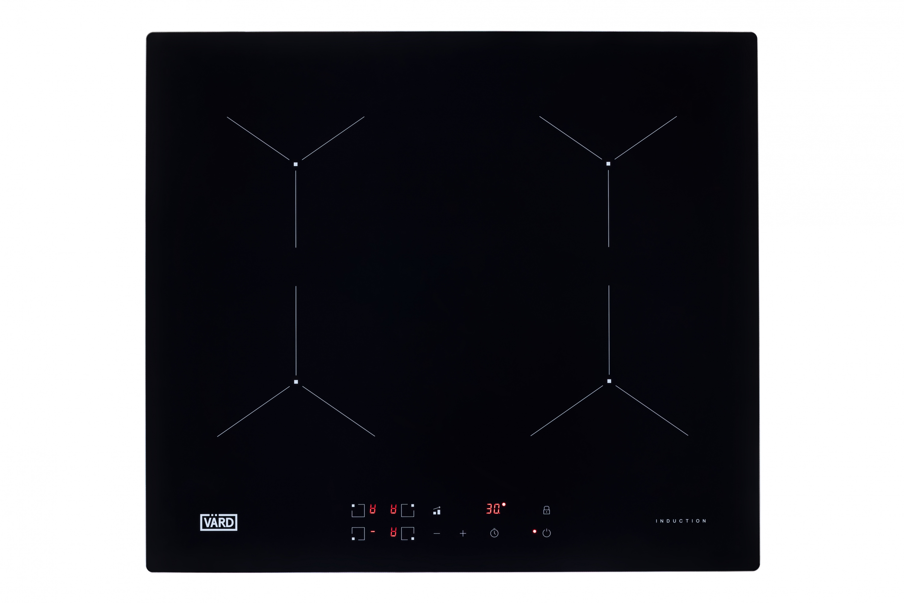 картинка Индукционная варочная панель Vard VHI6420B  картинка Индукционная варочная панель Vard VHI6420B
