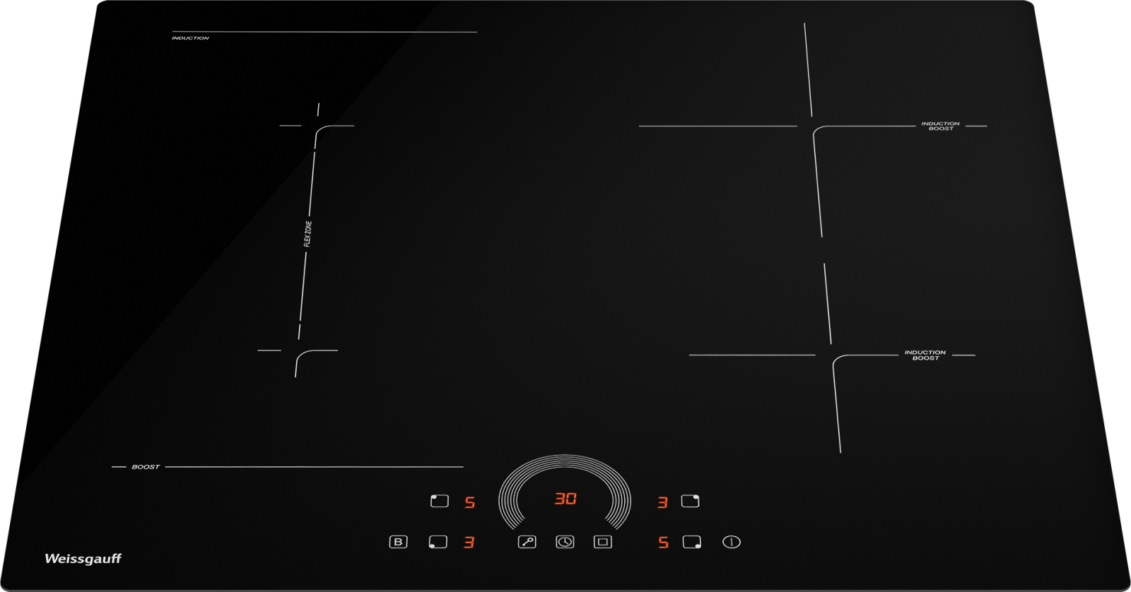 картинка Индукционная варочная панель Weissgauff HI 643 BFZC 