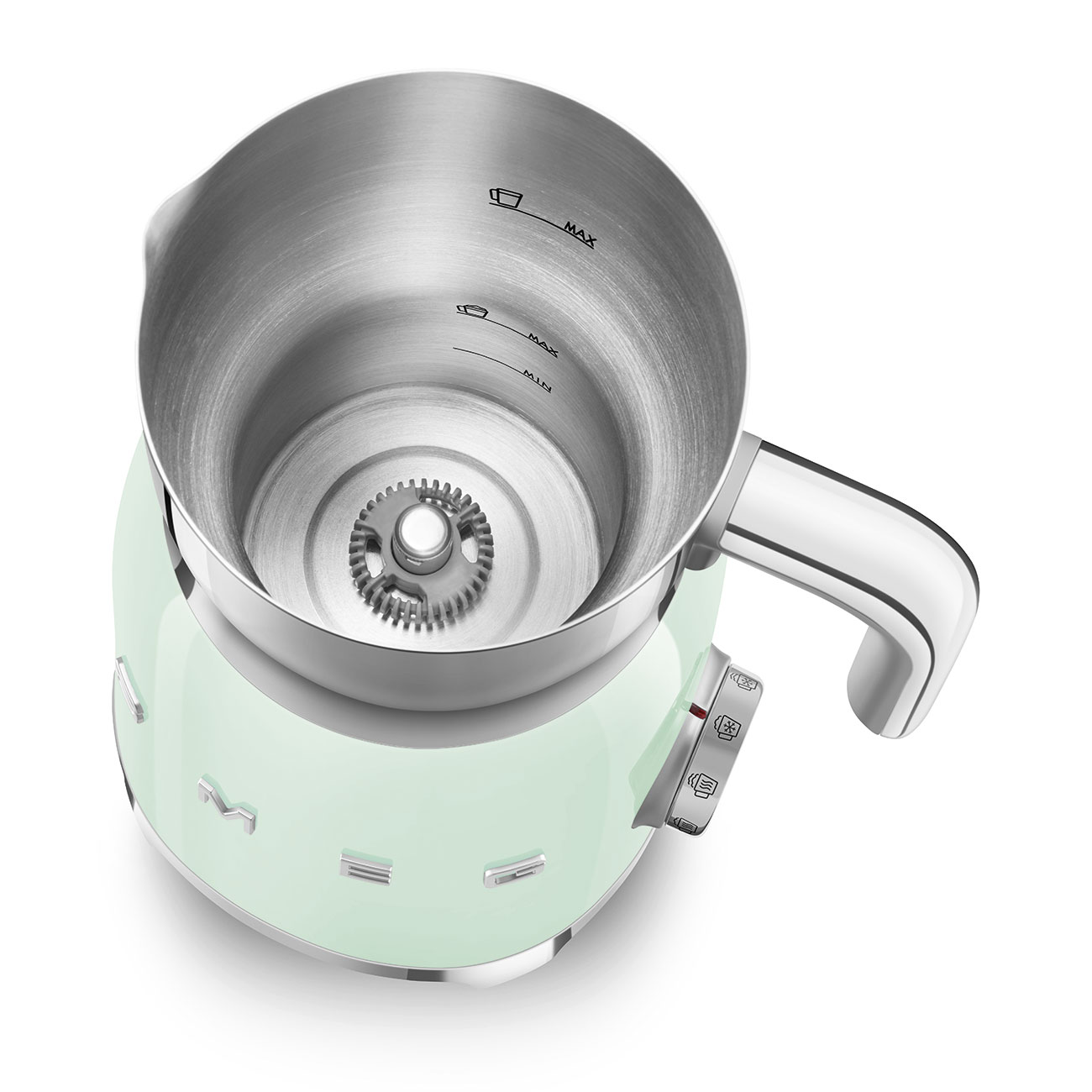 картинка Вспениватель молока Smeg MFF11PGEU  картинка Вспениватель молока Smeg MFF11PGEU