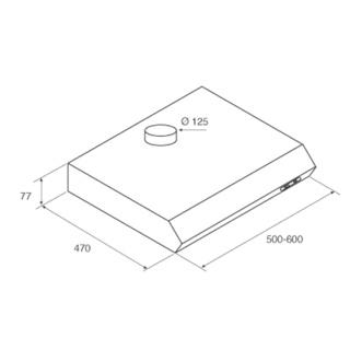 картинка Кухонная вытяжка Jetair LIGHT WH/F/50  картинка Кухонная вытяжка Jetair LIGHT WH/F/50