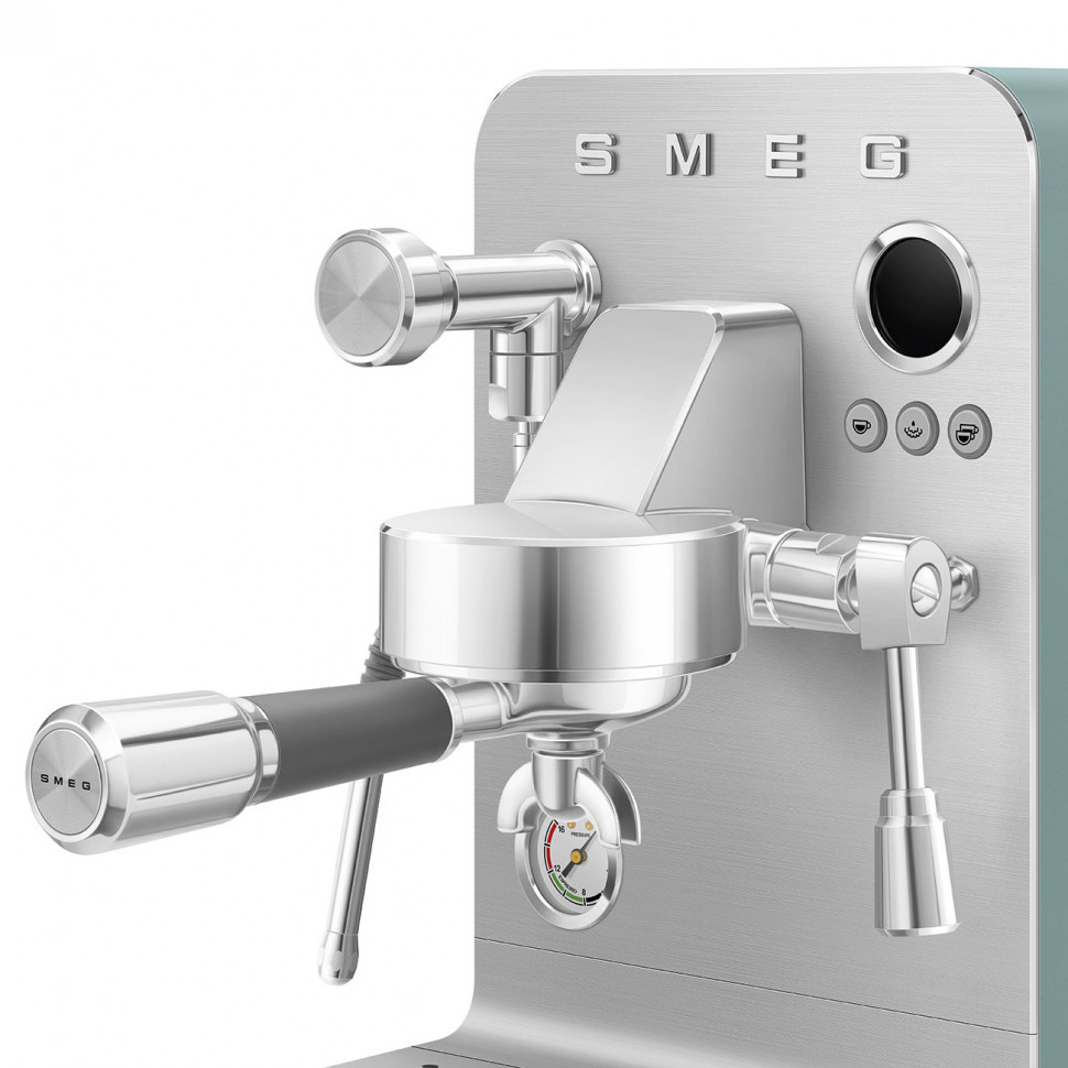 картинка Кофемашина Smeg EMC02EGMEU изумрудная матовая 