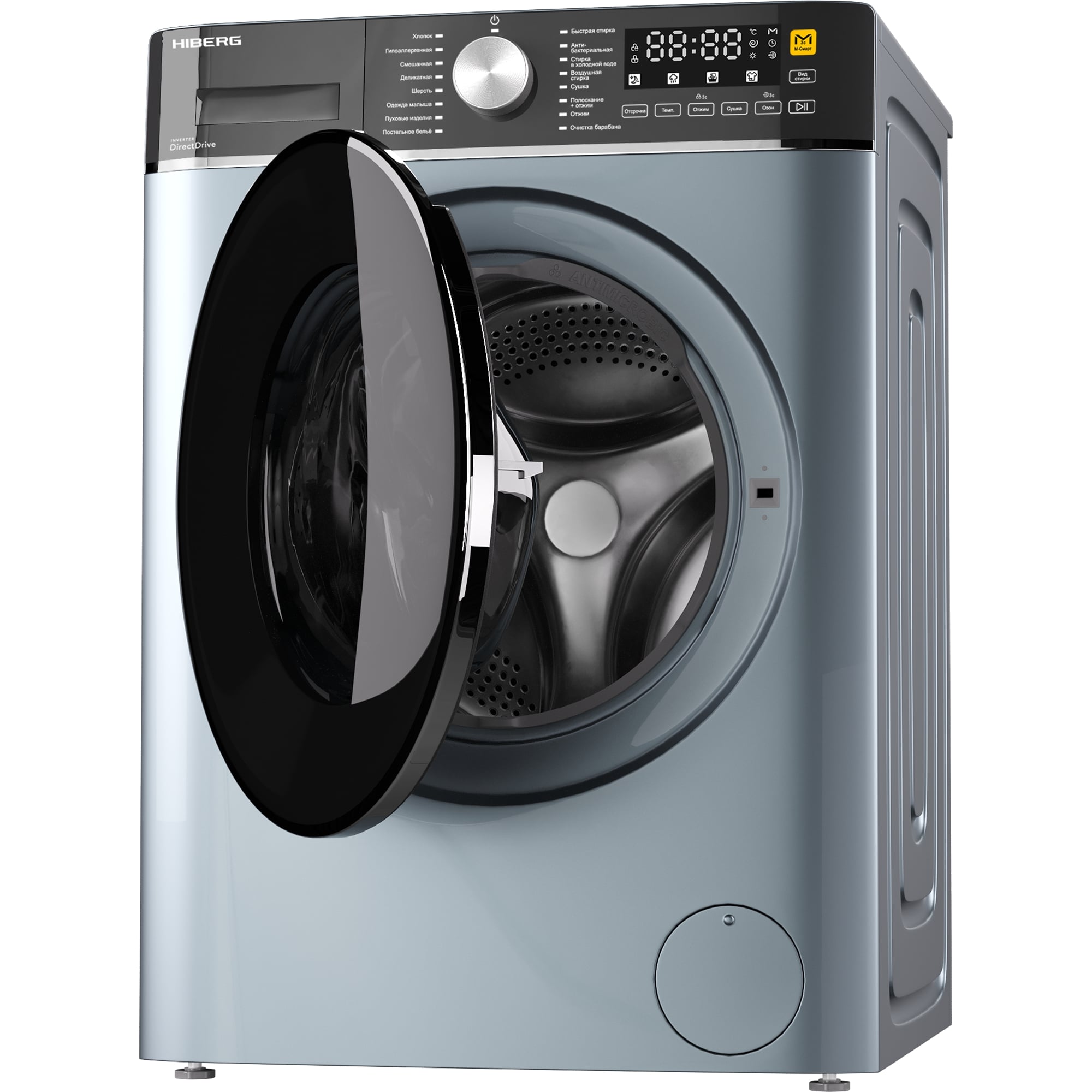 картинка Стиральная машина с сушкой и паром Hiberg I-DDQ8 - 10614 SD  картинка Стиральная машина с сушкой и паром Hiberg I-DDQ8 - 10614 SD