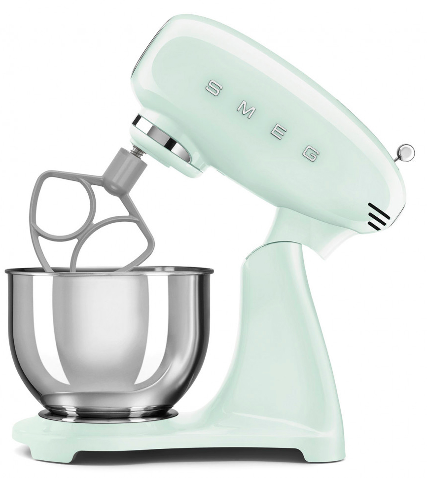 картинка Миксер планетарный Smeg SMF05PGEU постельный зеленый 