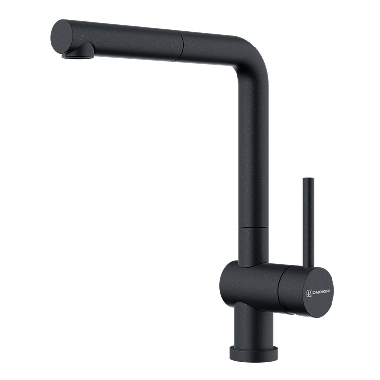 картинка Смеситель Omoikiri AKASHI-S BL черный 