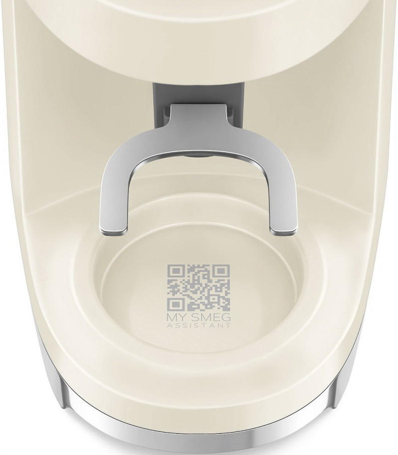 картинка Кофемолка Smeg CGF03CREU кремовый 