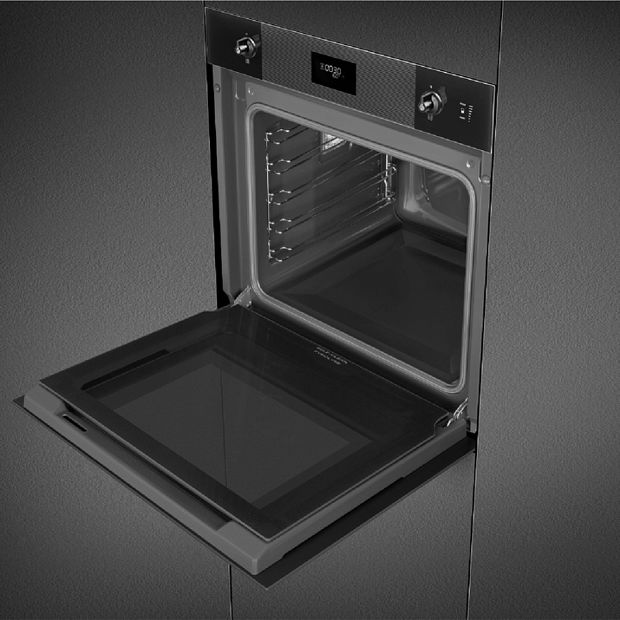 картинка Электрический духовой шкаф с функцией пара Smeg SO6101S2B3 