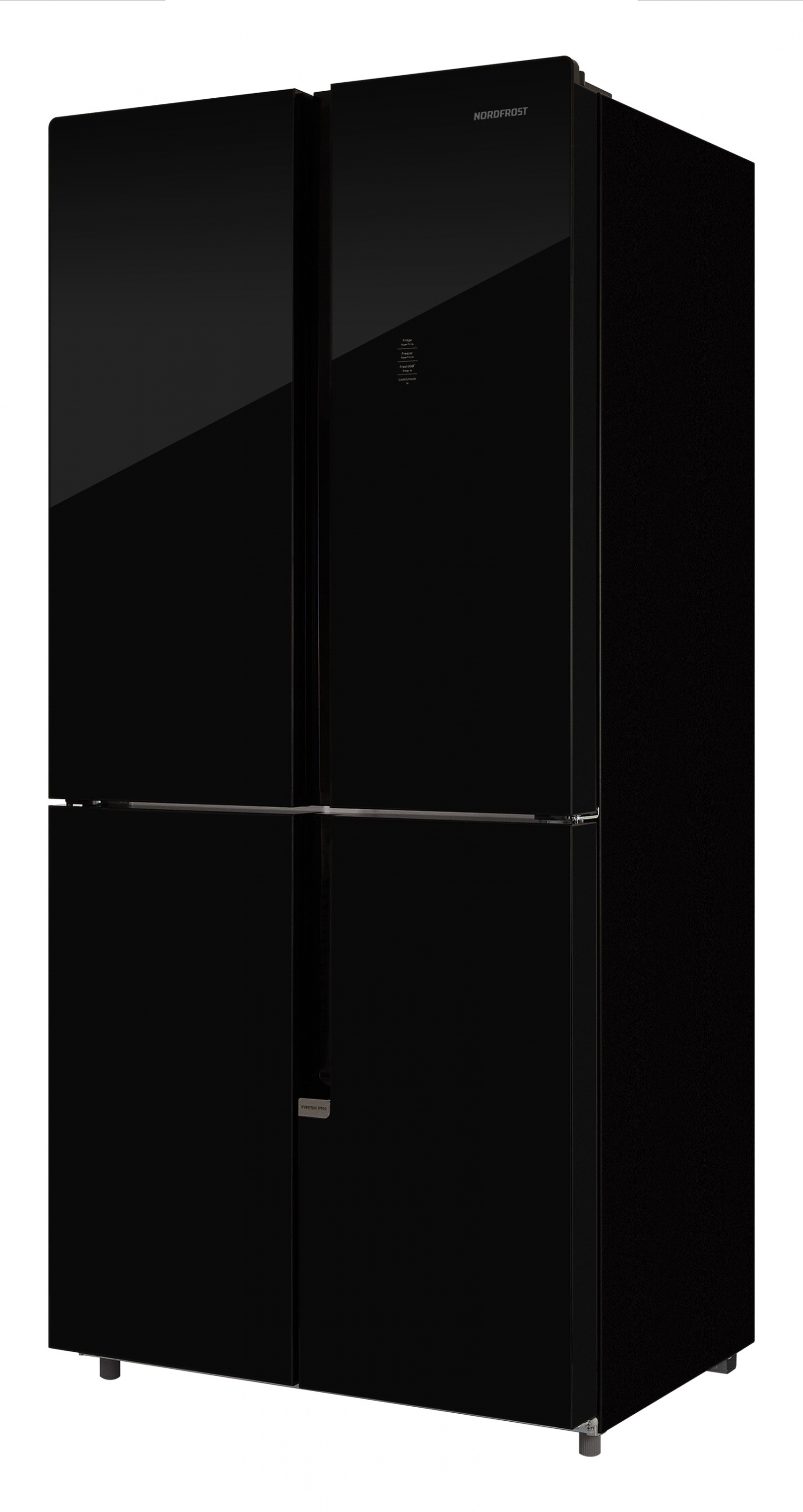 картинка Отдельностоящий холодильник Nordfrost RFQ 510 NFGB INVERTER 