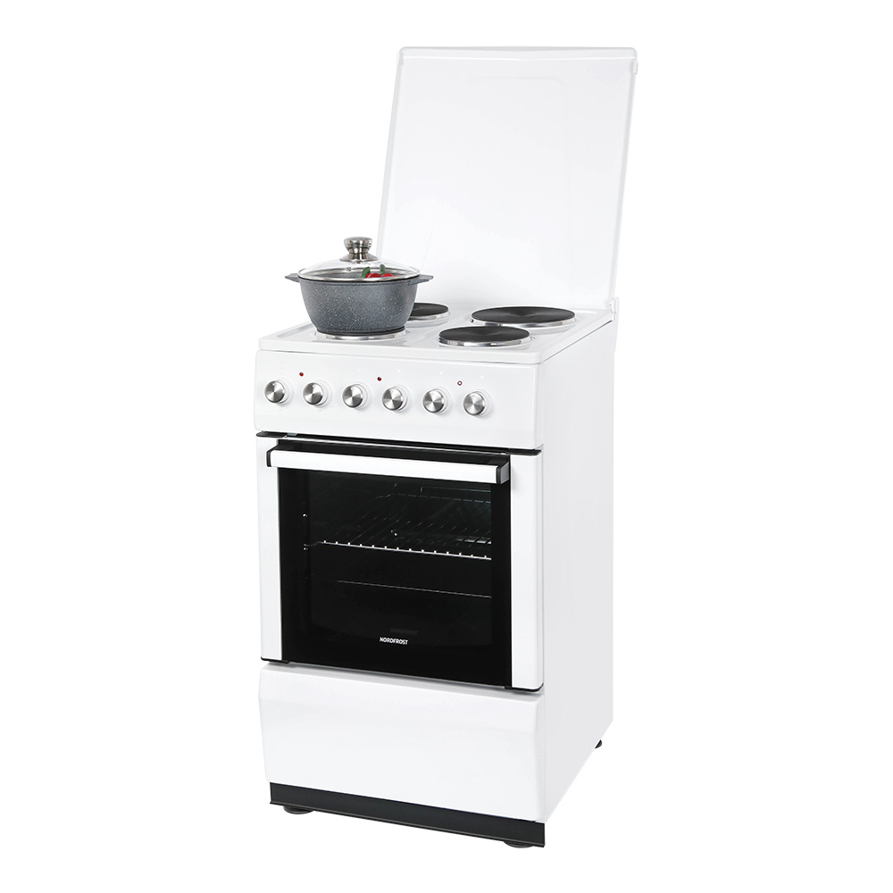 картинка Электрическая кухонная плита Nordfrost EE 5051 W  картинка Электрическая кухонная плита Nordfrost EE 5051 W