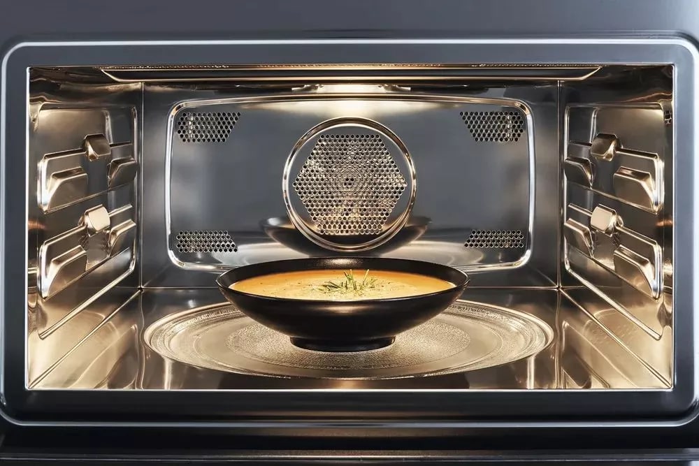 картинка Электрический духовой шкаф с функцией СВЧ Bertazzoni F457PROMWTN карбонио  картинка Электрический духовой шкаф с функцией СВЧ Bertazzoni F457PROMWTN карбонио