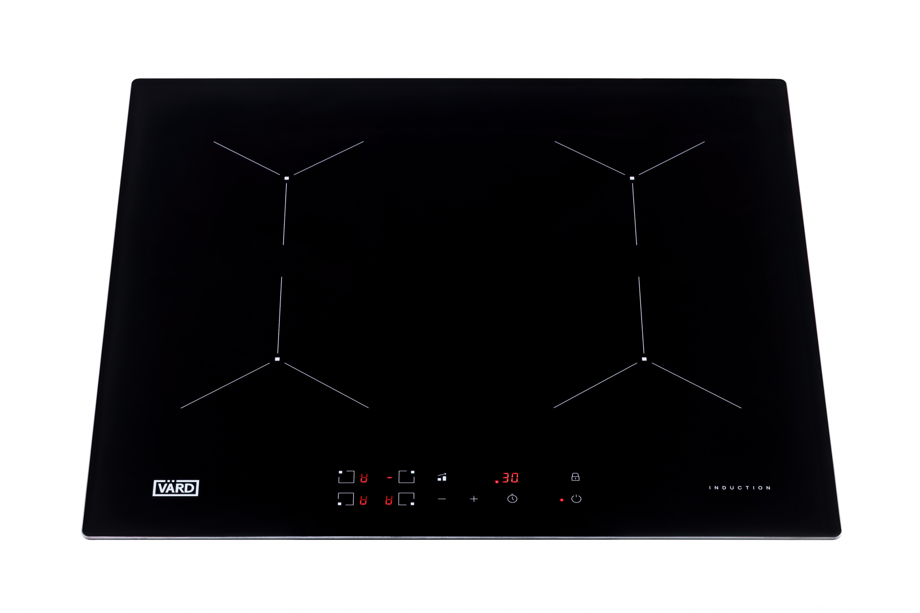 картинка Индукционная варочная панель Vard VHI6420B  картинка Индукционная варочная панель Vard VHI6420B
