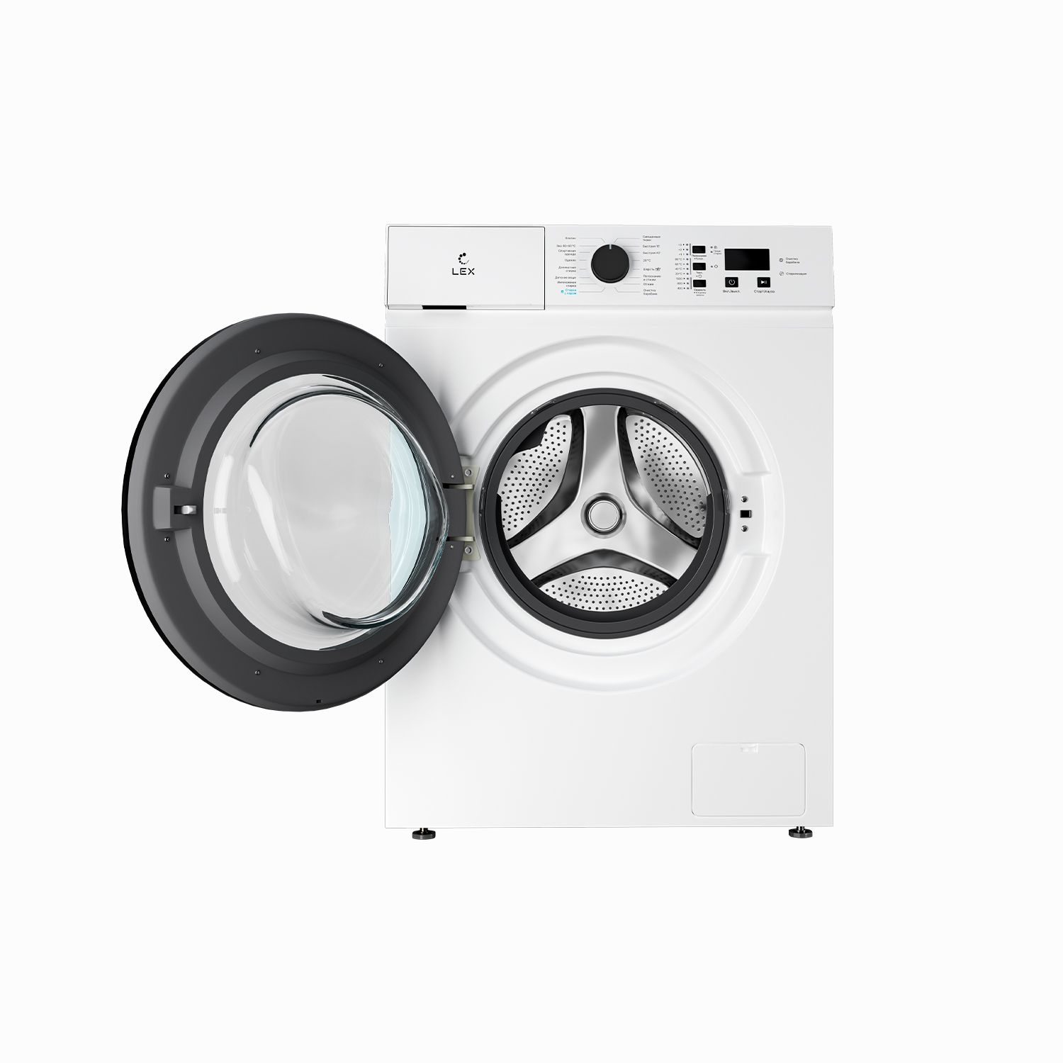 картинка Узкая стиральная машина с паром Lex LWM06010BLIDSMALL  картинка Узкая стиральная машина с паром Lex LWM06010BLIDSMALL