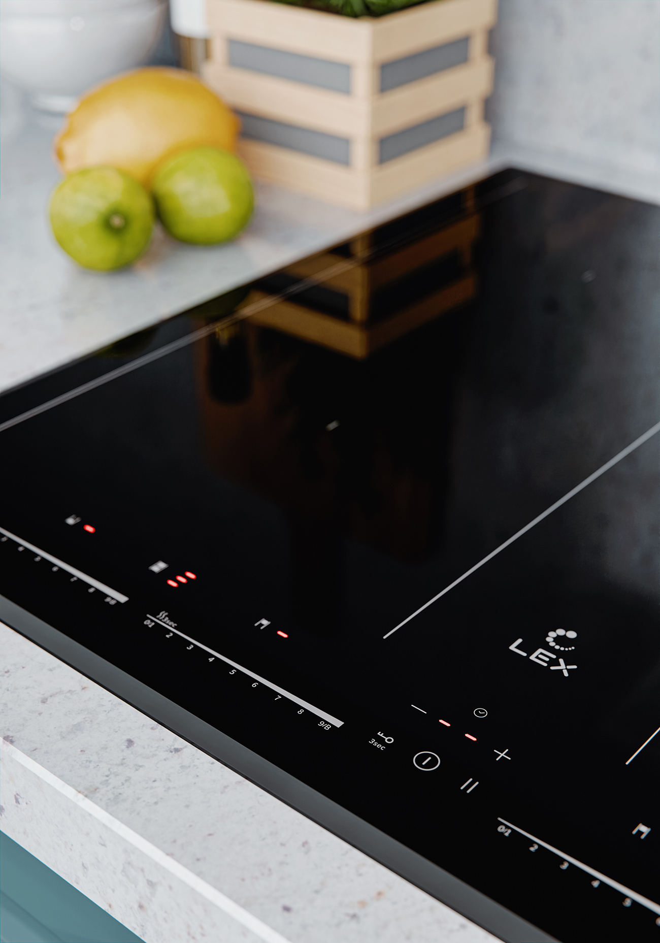 картинка Варочная панель Lex EVI 641C BL  картинка Варочная панель Lex EVI 641C BL