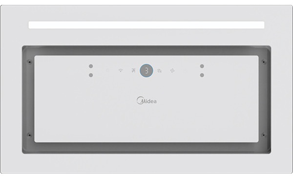 картинка Кухонная вытяжка полновстраиваемая Midea MH60I970GW белая 