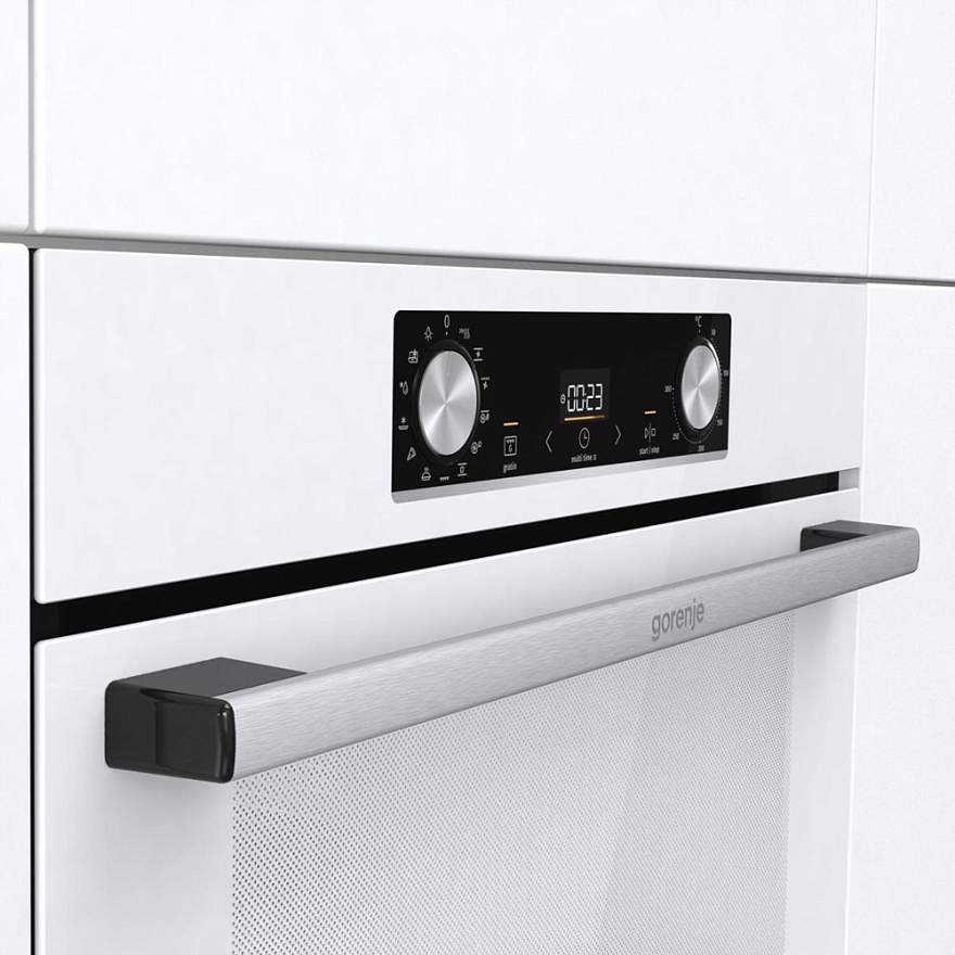 картинка Духовой шкаф с функцией пара Gorenje BOS6737E09WG белый  картинка Духовой шкаф с функцией пара Gorenje BOS6737E09WG белый