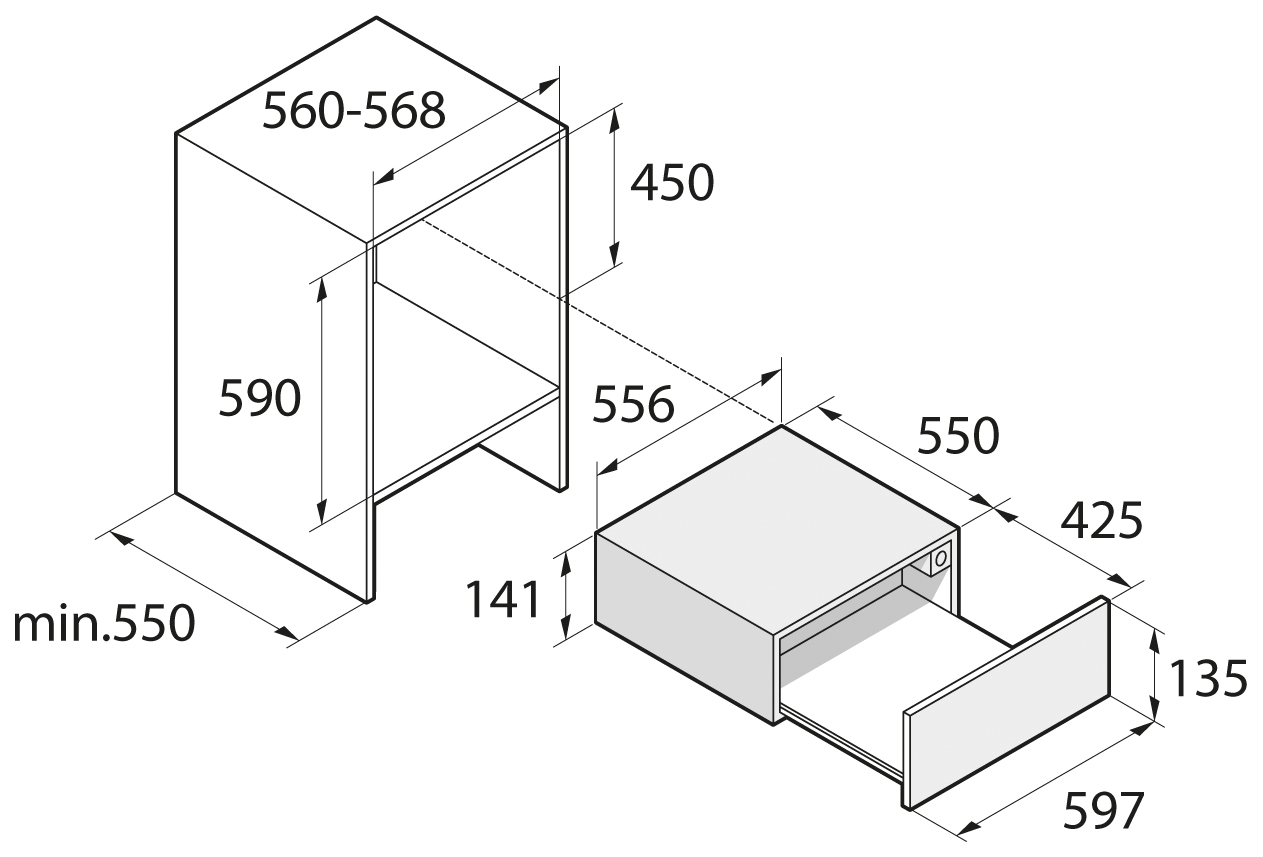 картинка Подогреватель посуды Asko ODW8128G 