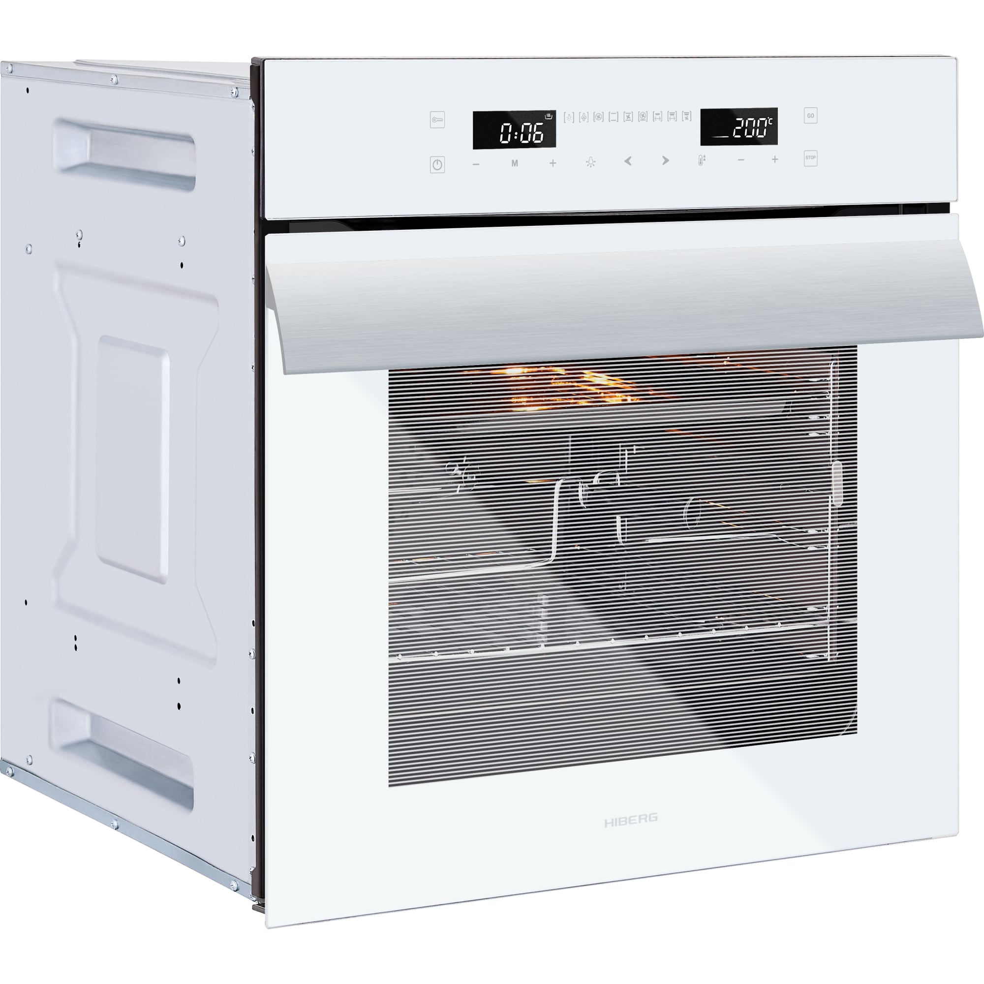 картинка Электрический духовой шкаф Hiberg VM 6192 W белый 