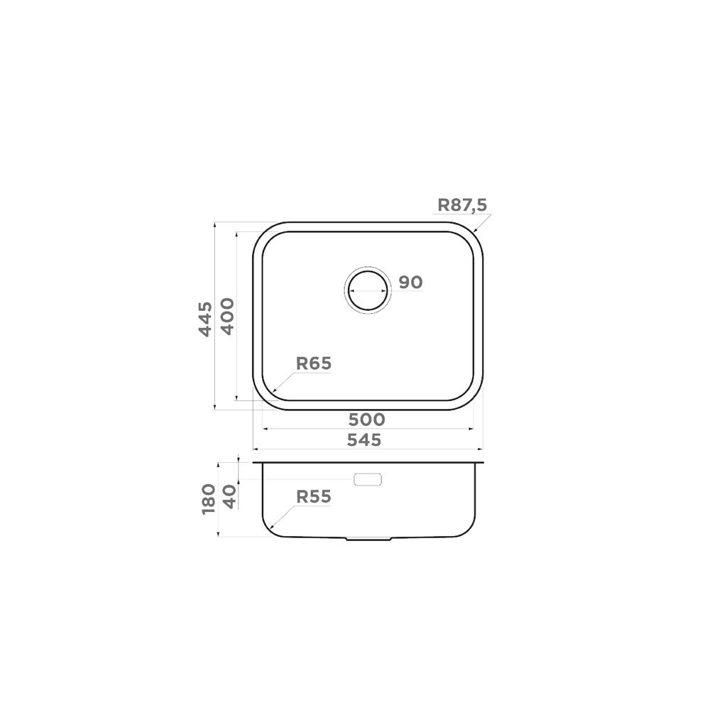 картинка Мойка для кухни Omoikiri OMI-54-U/IF 