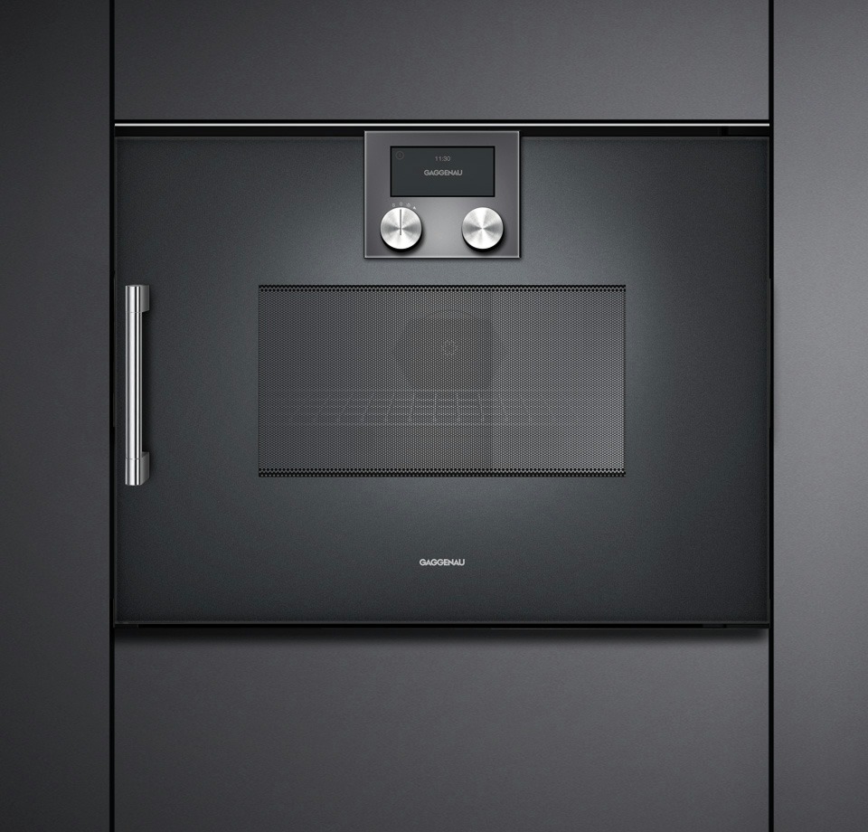 картинка Микроволновая печь встраиваемая Gaggenau BMP250100 антрацит  картинка Микроволновая печь встраиваемая Gaggenau BMP250100 антрацит