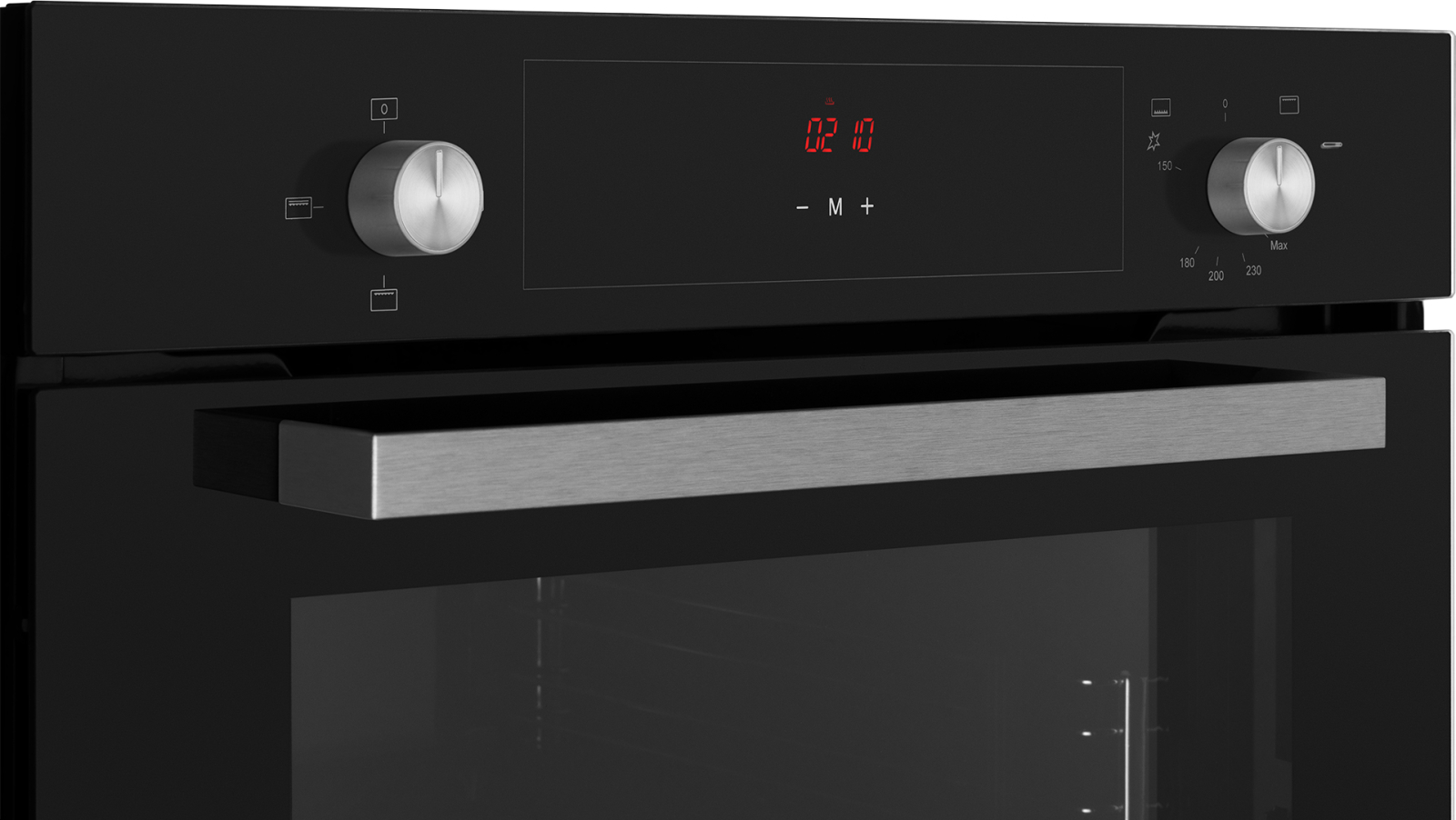 картинка Газовый духовой шкаф Weissgauff WGO 706 D BLACK GLASS 