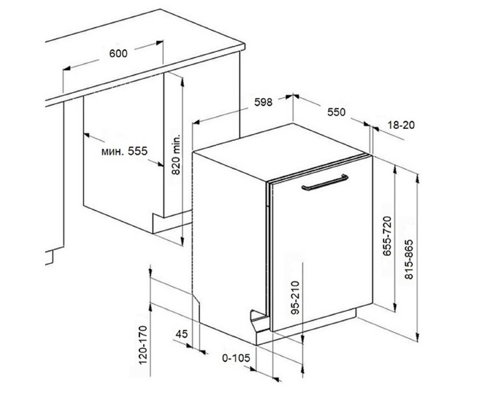 картинка Посудомоечная машина Maunfeld MLP-12S Light Beam 