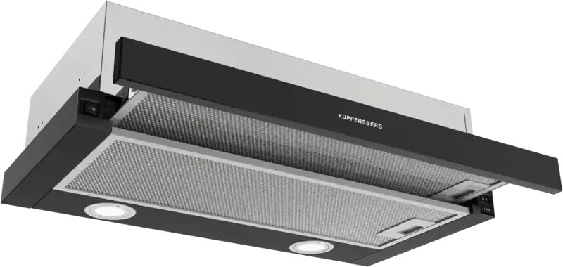 картинка Кухонная вытяжка Kuppersberg SLIMDUAL 60 B  картинка Кухонная вытяжка Kuppersberg SLIMDUAL 60 B