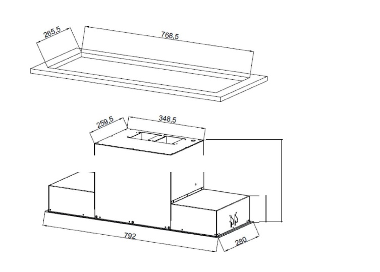 картинка Кухонная вытяжка Jacky's JV BW682 