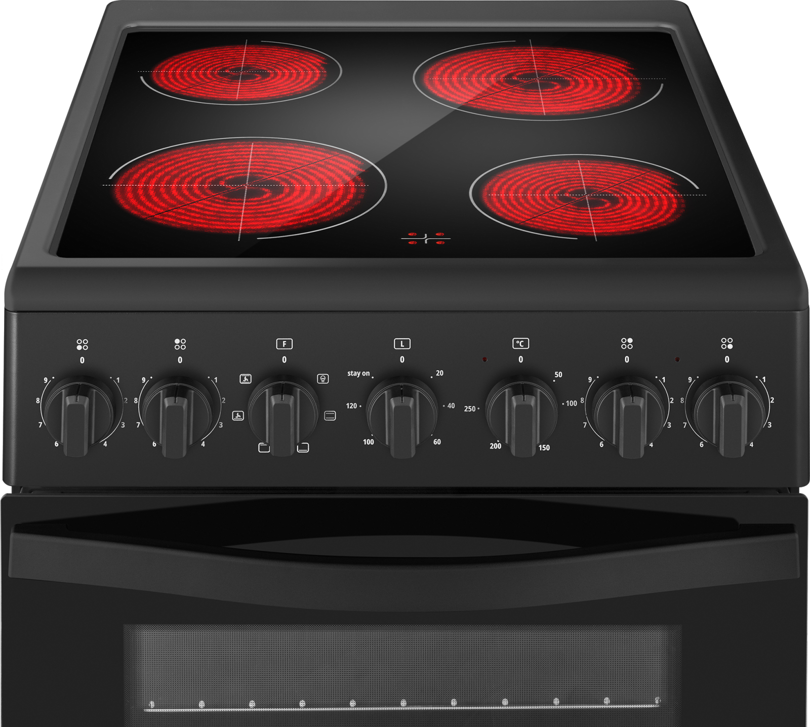 картинка Электрическая кухонная плита Weissgauff WESM 5260 B 