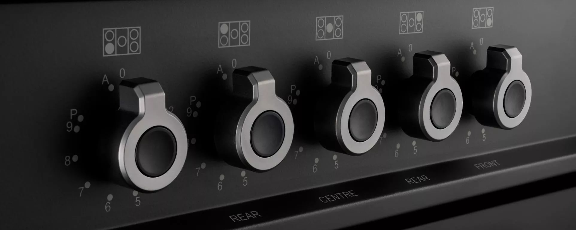 картинка Комбинированная кухонная плита Bertazzoni PRO95I1EXT нержавеющая сталь 