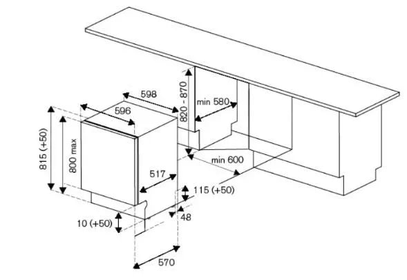 картинка Посудомоечная машина Bertazzoni DW6083PRTS 