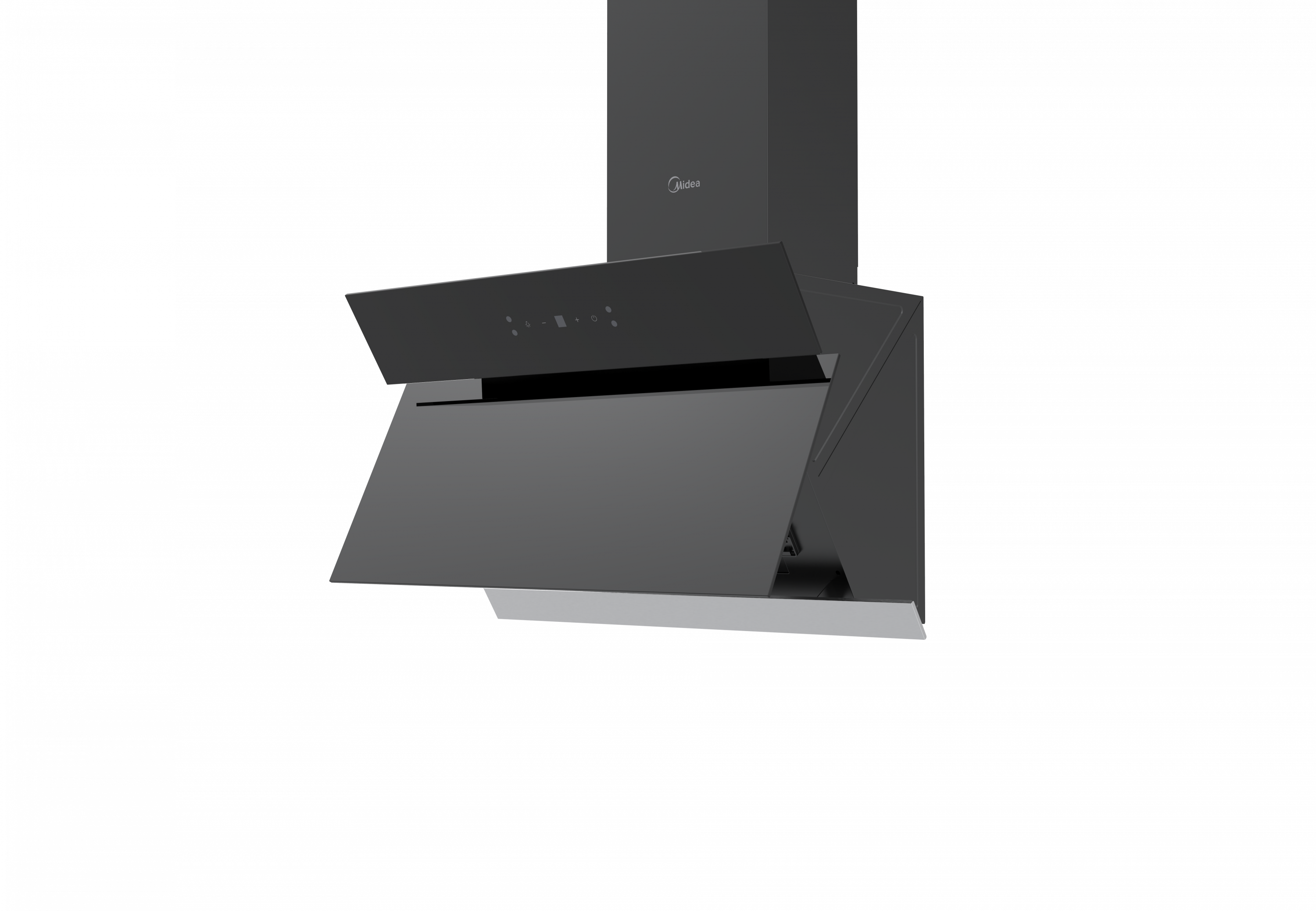 картинка Кухонная вытяжка наклонная Midea MH60AN364GB черная 