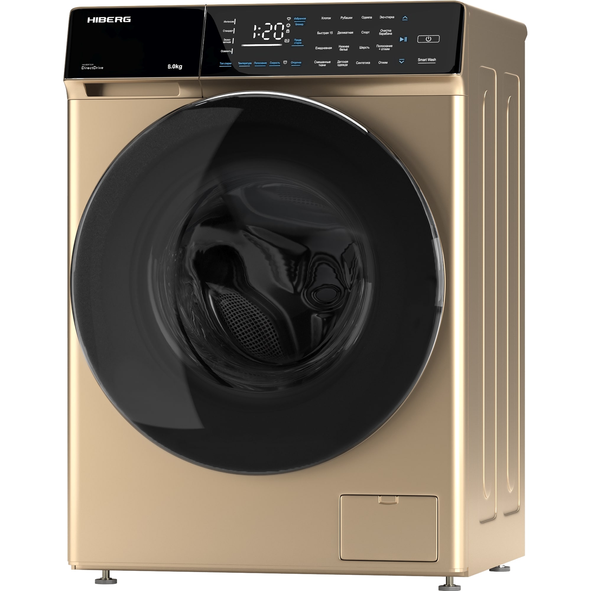 картинка Стиральная машина Hiberg I-DDQ9 - 812 G  картинка Стиральная машина Hiberg I-DDQ9 - 812 G