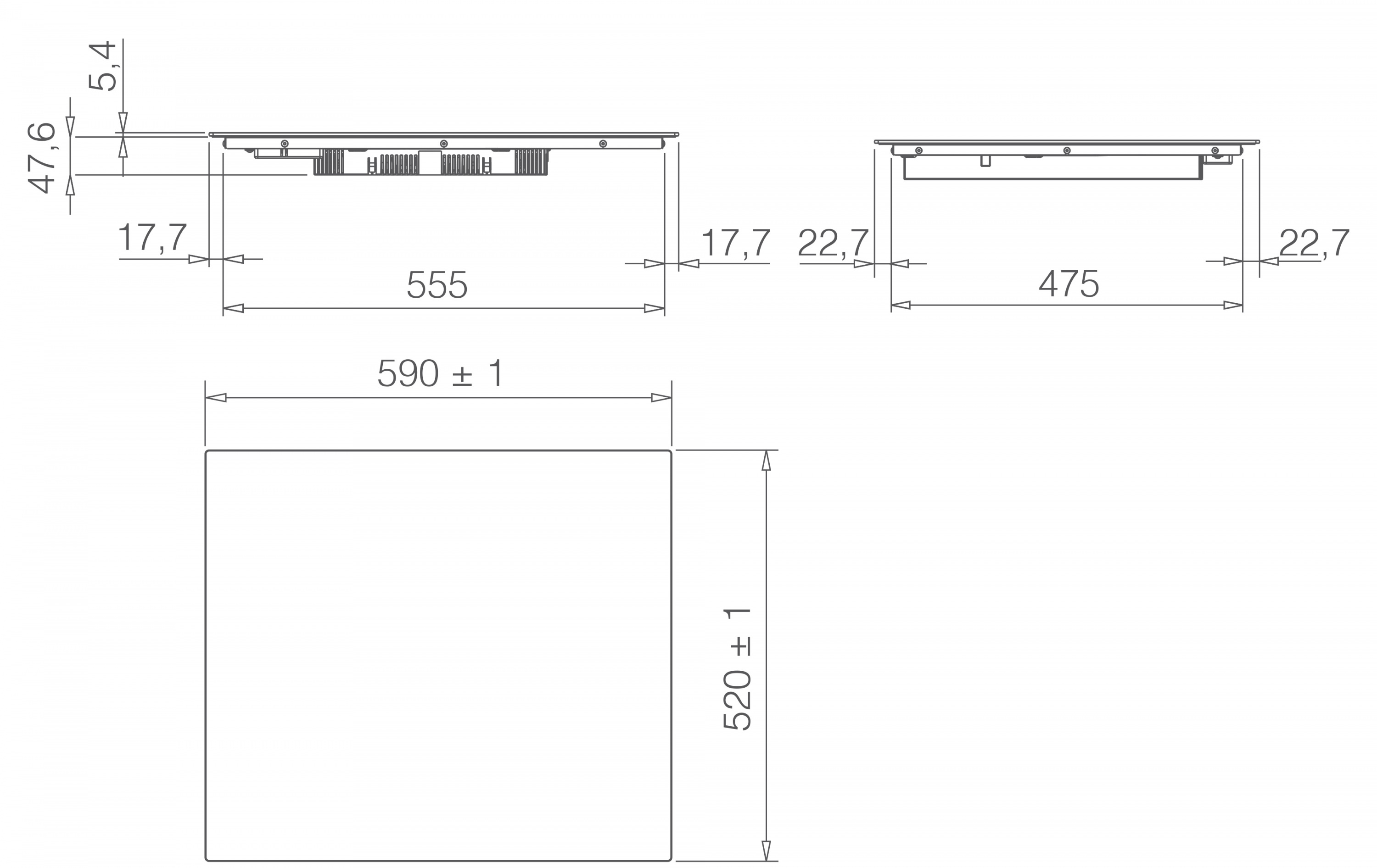 картинка Индукционная варочная панель Elica Ratio Connex 603 Plus 