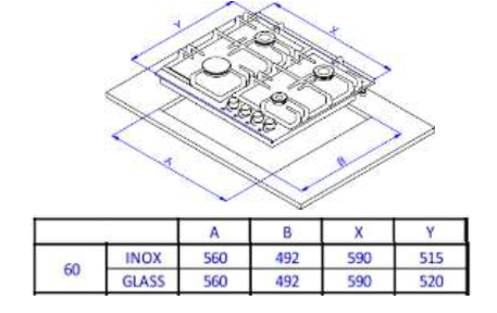 картинка Газовая варочная панель Weissgauff HGG 641 WGL белая 