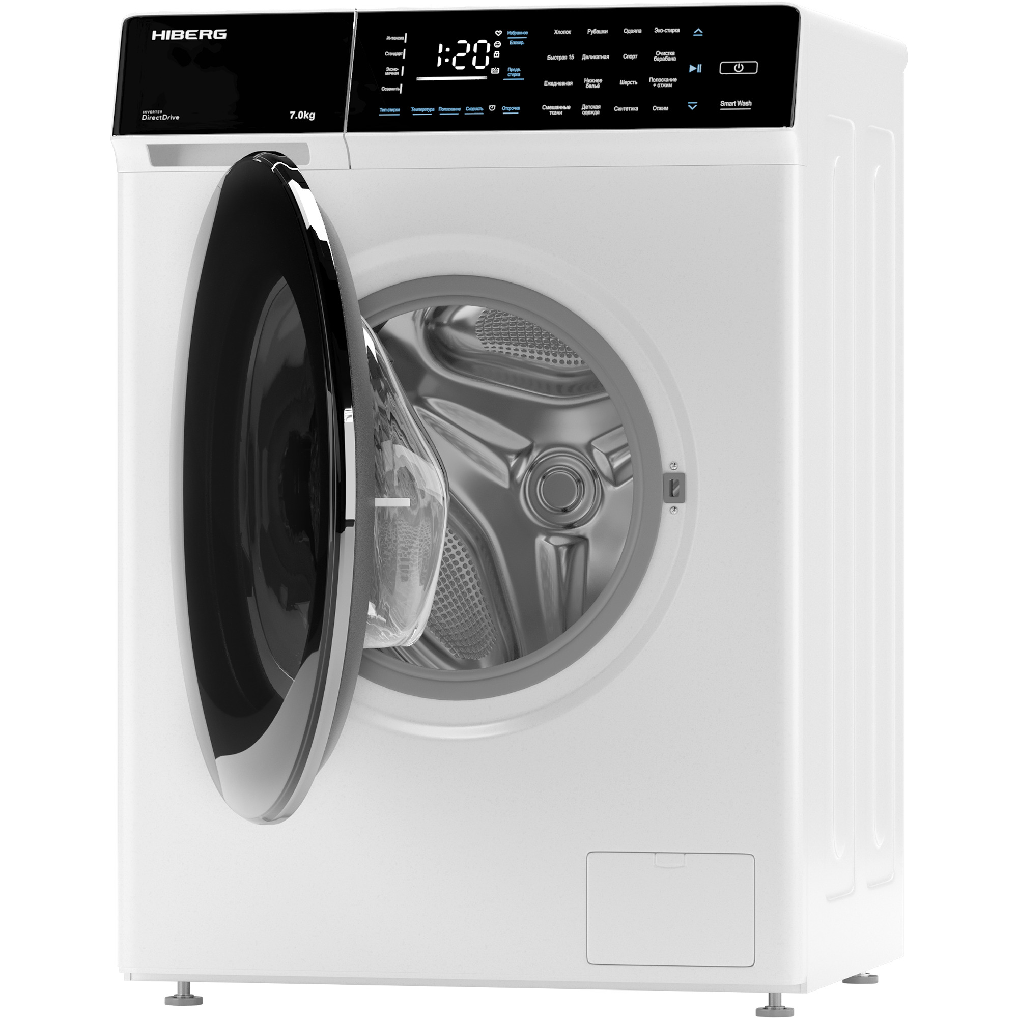 картинка Стиральная машина Hiberg I-DDQ9 - 712 W  картинка Стиральная машина Hiberg I-DDQ9 - 712 W