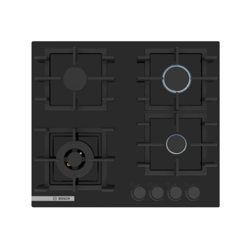 картинка Газовая варочная панель Bosch PNK6B6P40R черный 