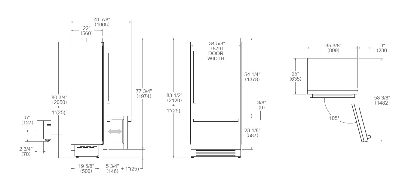 картинка Холодильник Bertazzoni REF905BBRXTT  картинка Холодильник Bertazzoni REF905BBRXTT