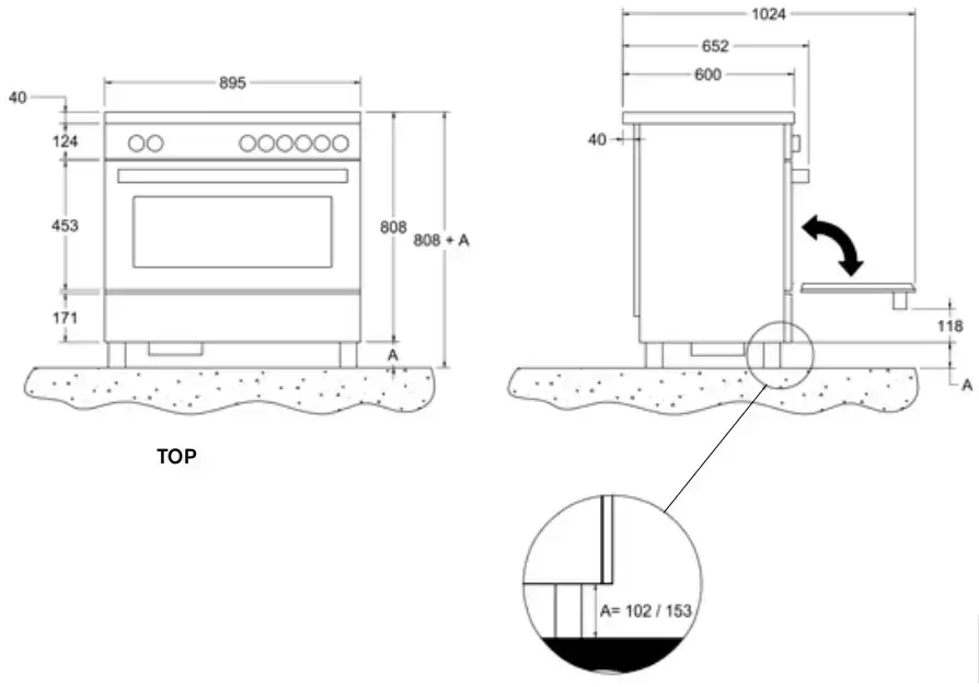 картинка Электрическая кухонная плита Bertazzoni PROCH94I1EGIT 