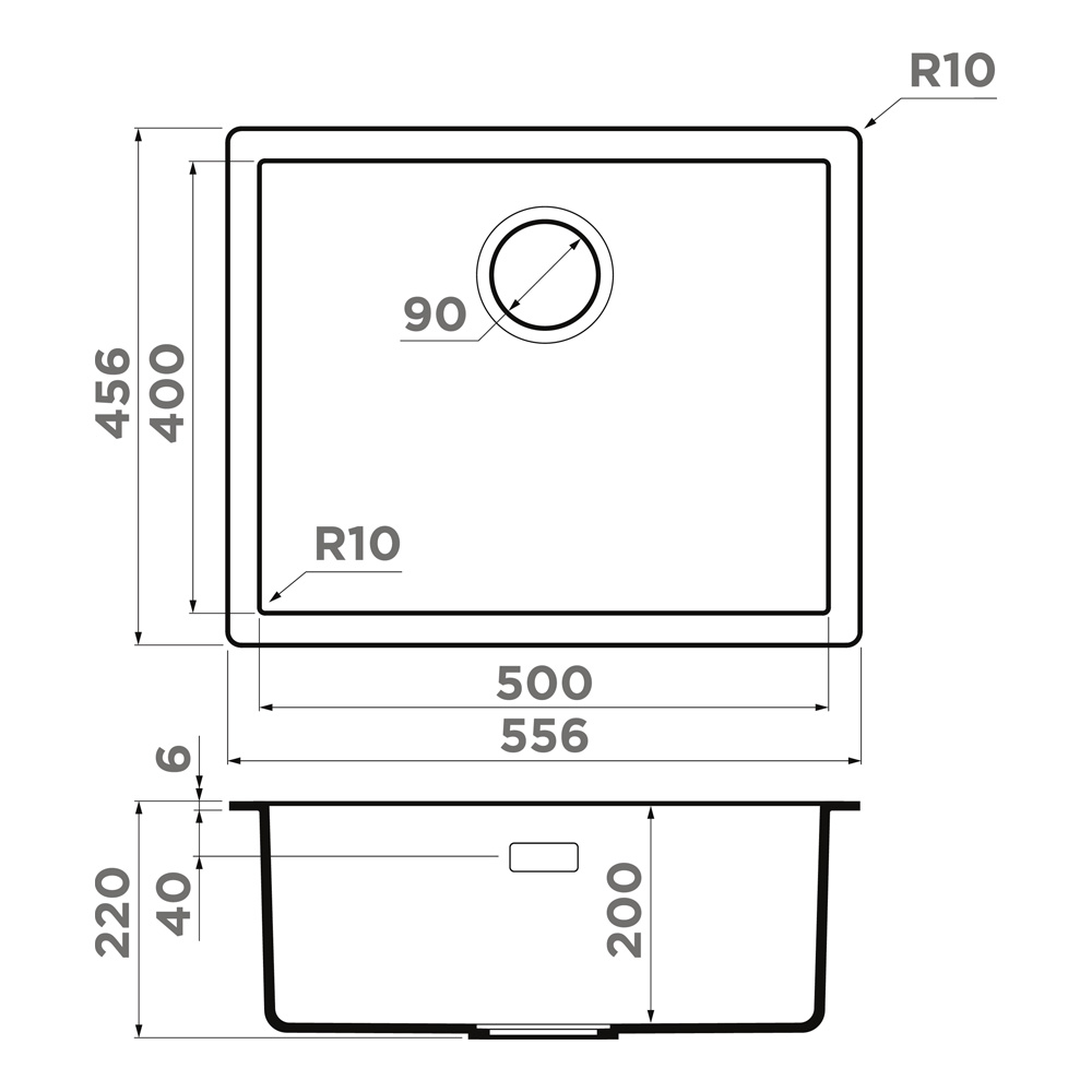 картинка Кухонная мойка Omoikiri YAMAKAWA-55-U/I 