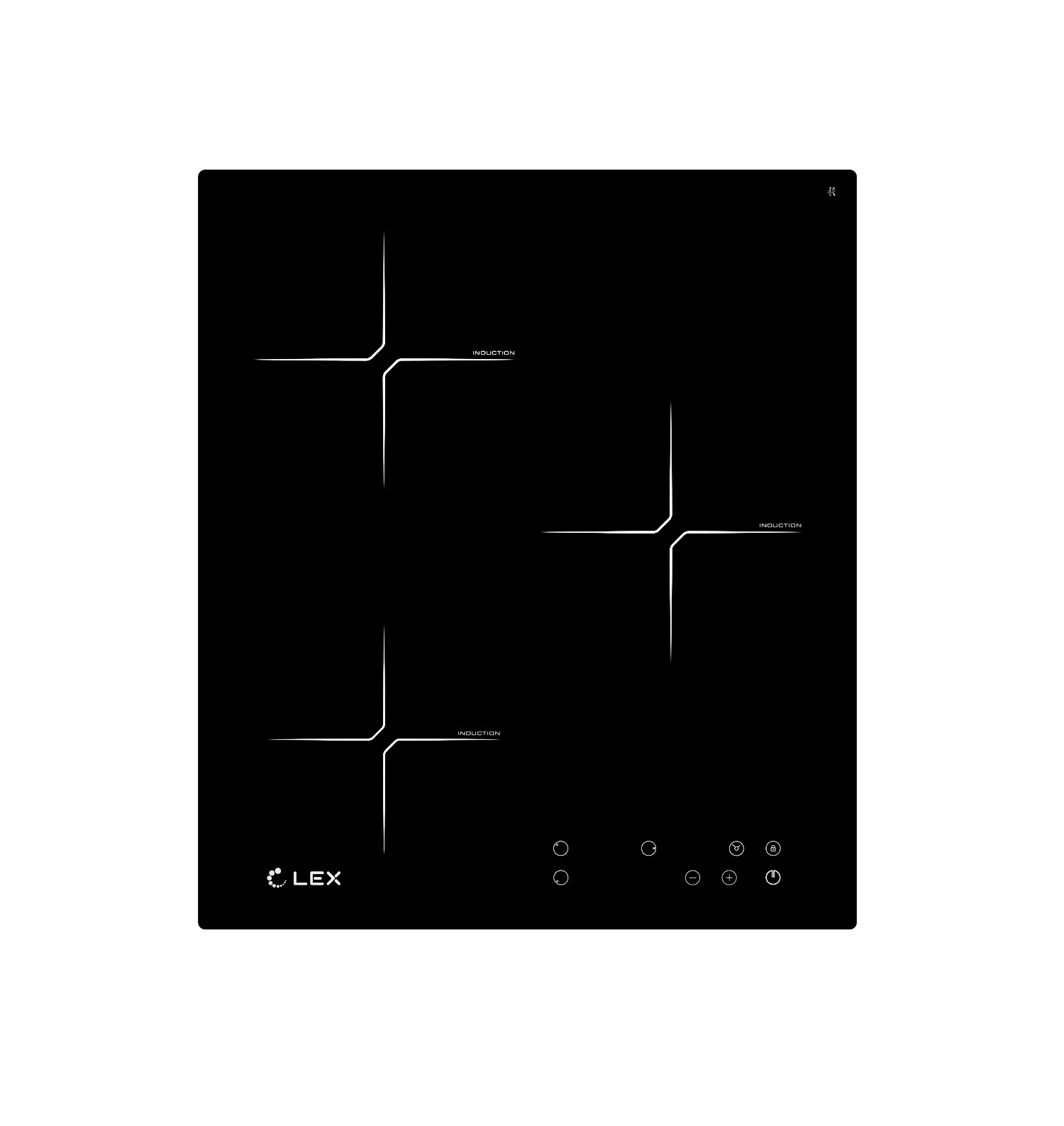 картинка Варочная панель Lex EVI 430 BL  картинка Варочная панель Lex EVI 430 BL