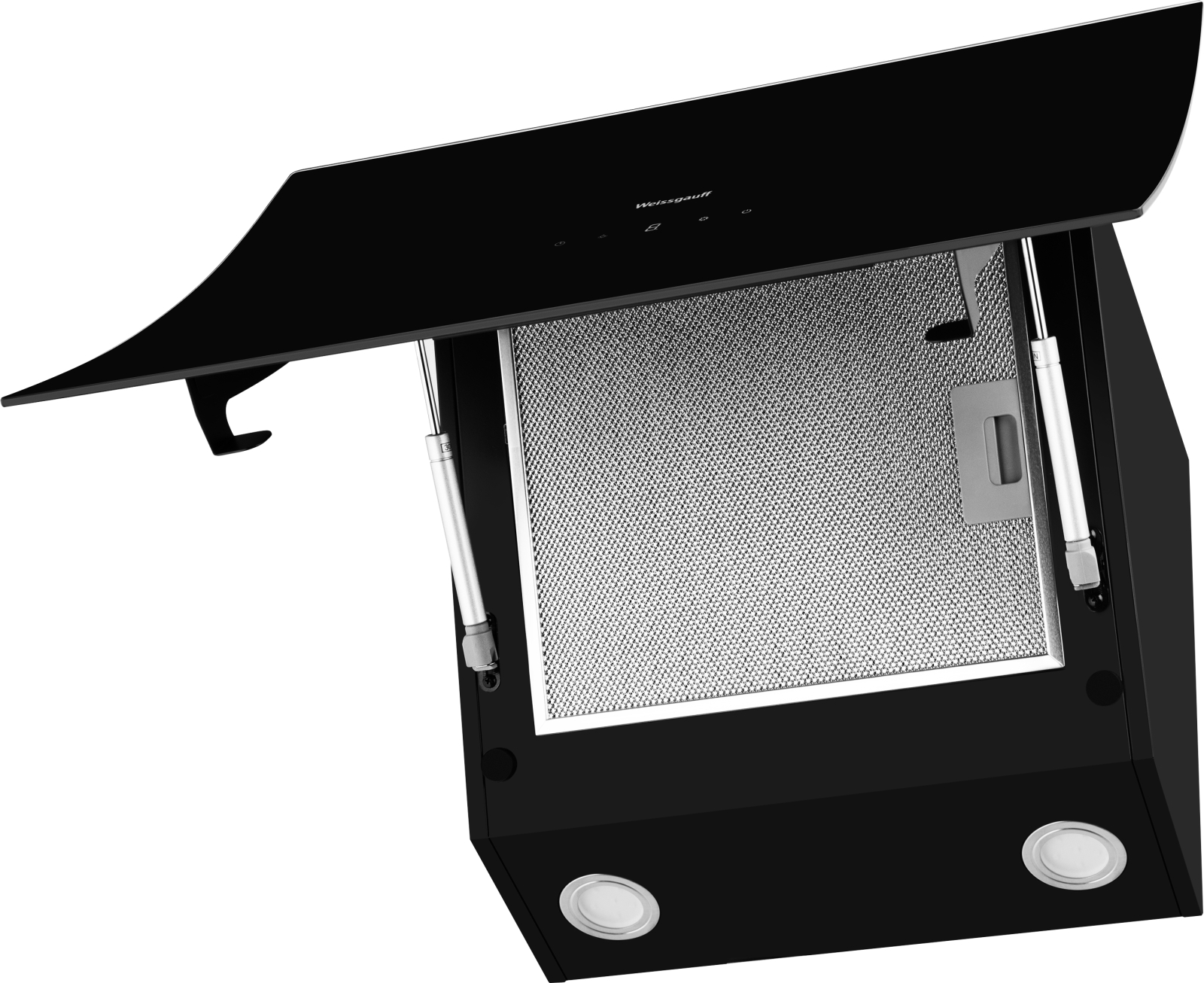 картинка Кухонная вытяжка наклонная Weissgauff Merga 60 BL Sensor 