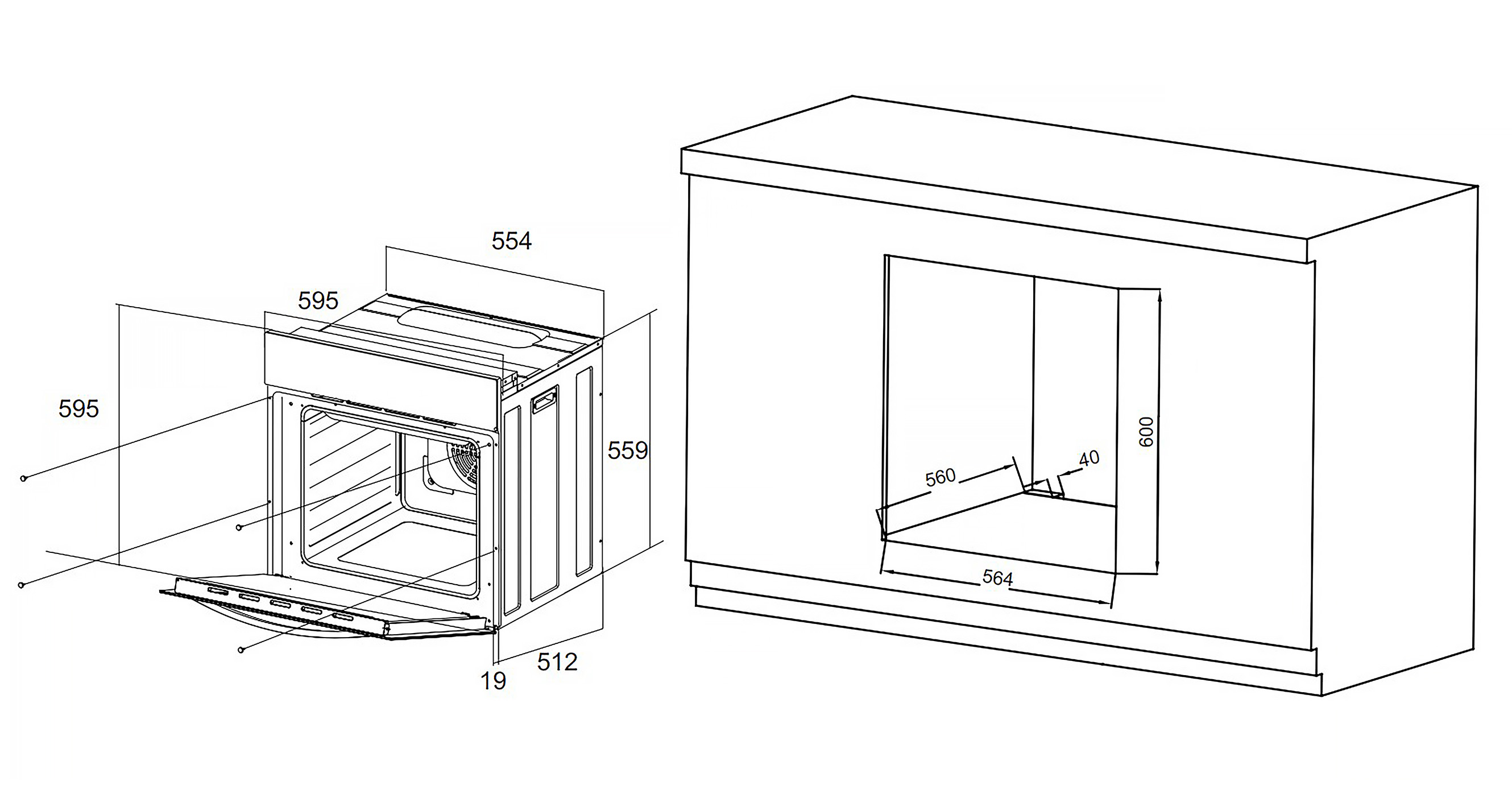 картинка Электрический духовой шкаф Weissgauff EOV 695 PDB 